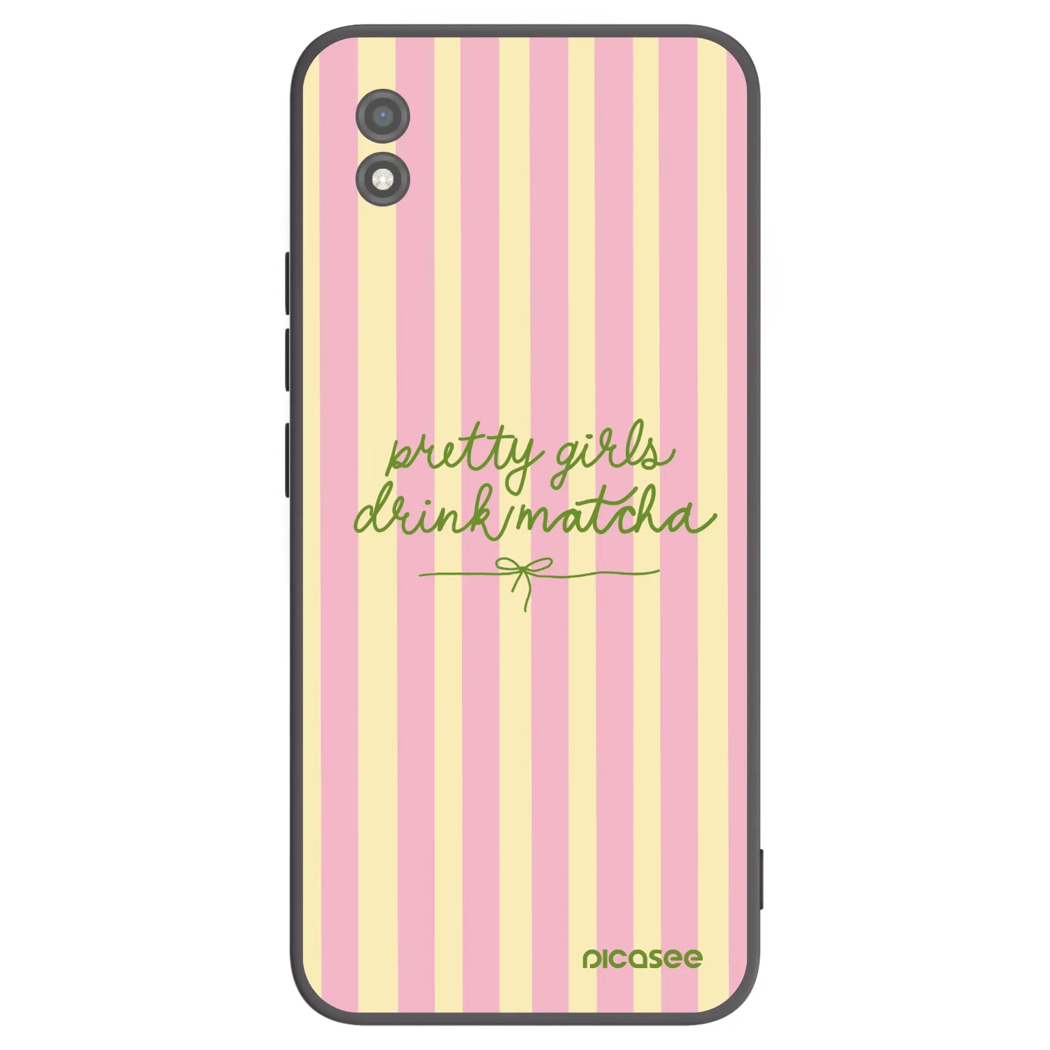 Picasee crna silikonska maskica za Realme C11 (2021) - Pretty matcha