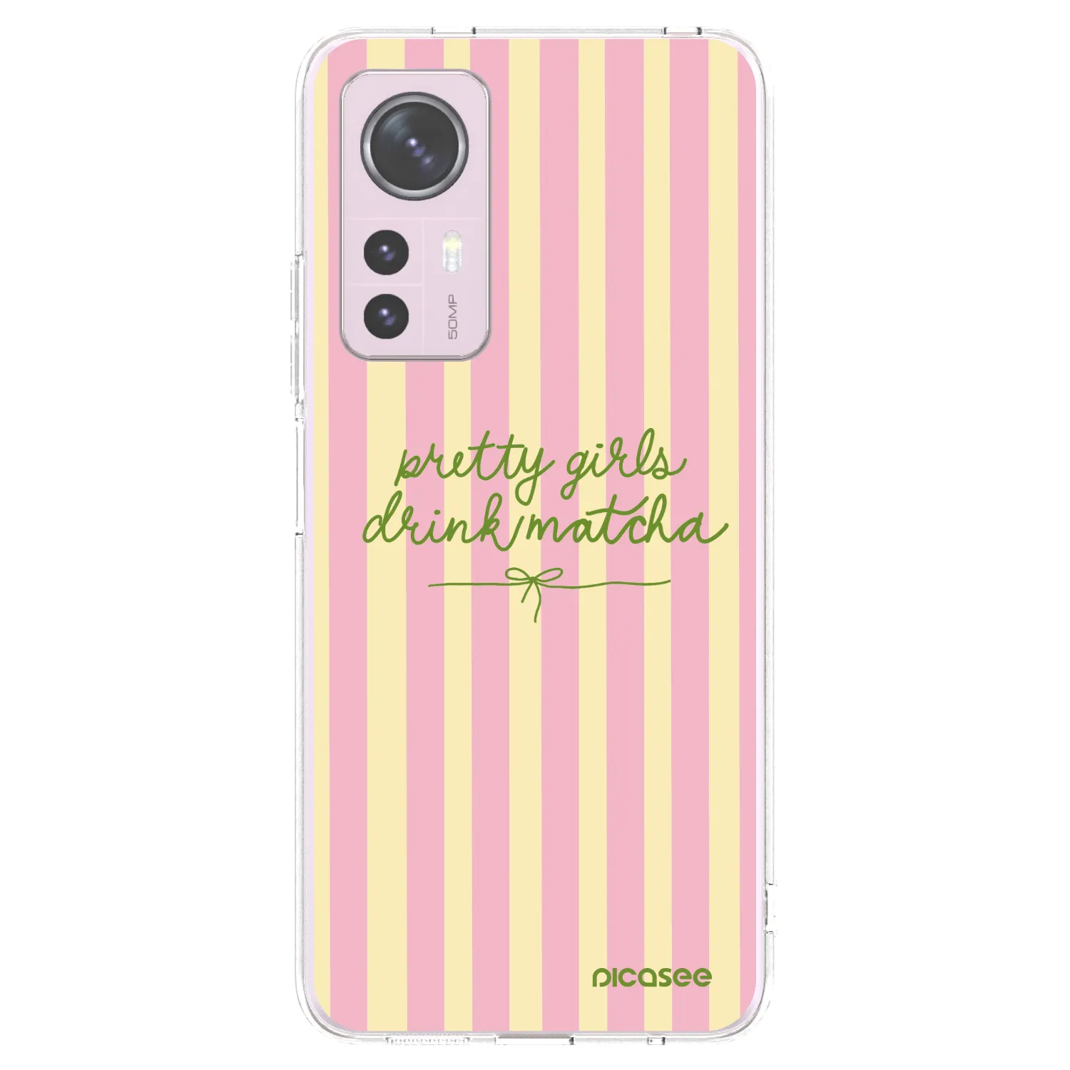 Picasee silikonska prozirna maskica za Xiaomi 12 - Pretty matcha