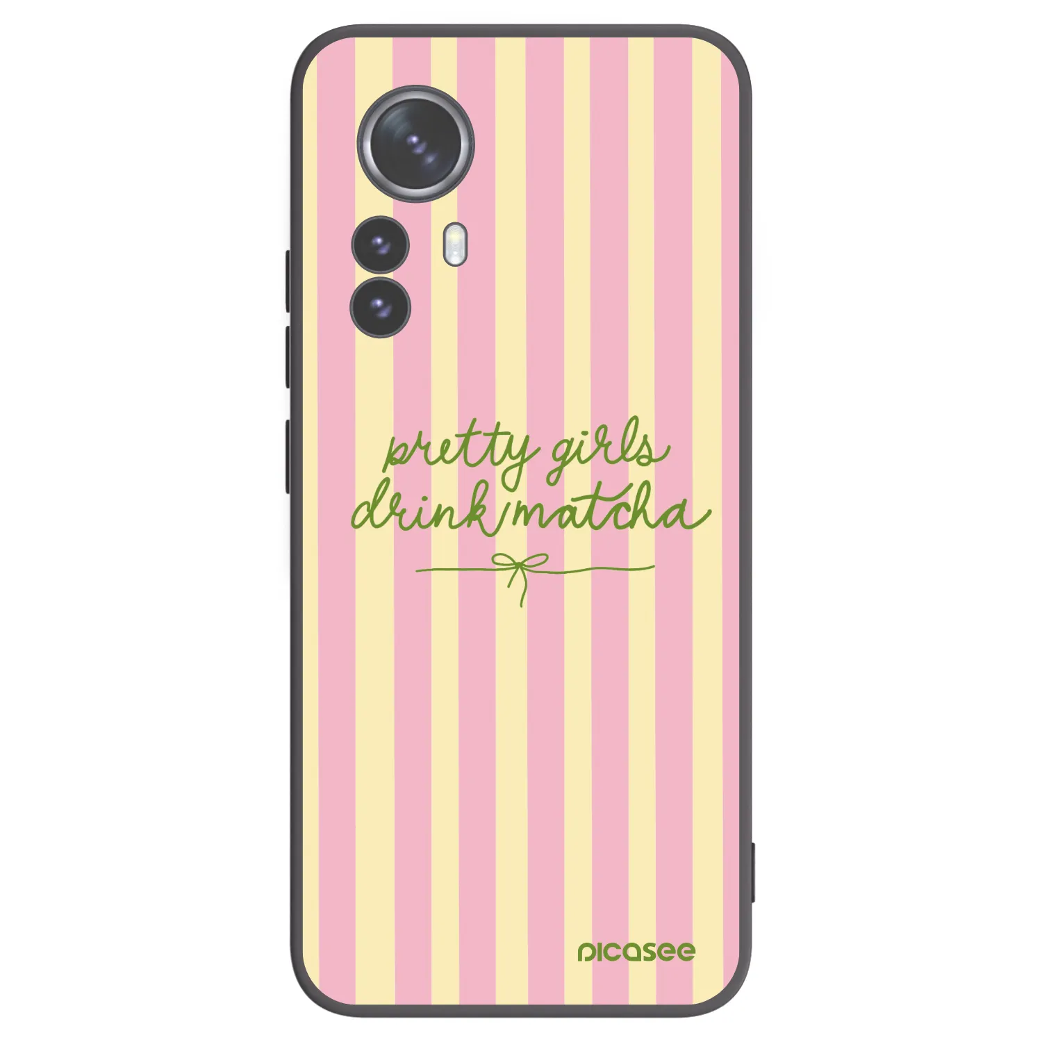 Picasee crna silikonska maskica za Xiaomi 12 Pro - Pretty matcha