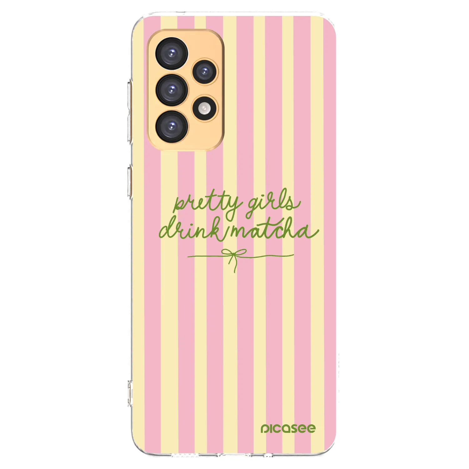 Picasee silikonska prozirna maskica za Samsung Galaxy A33 5G A336 - Pretty matcha