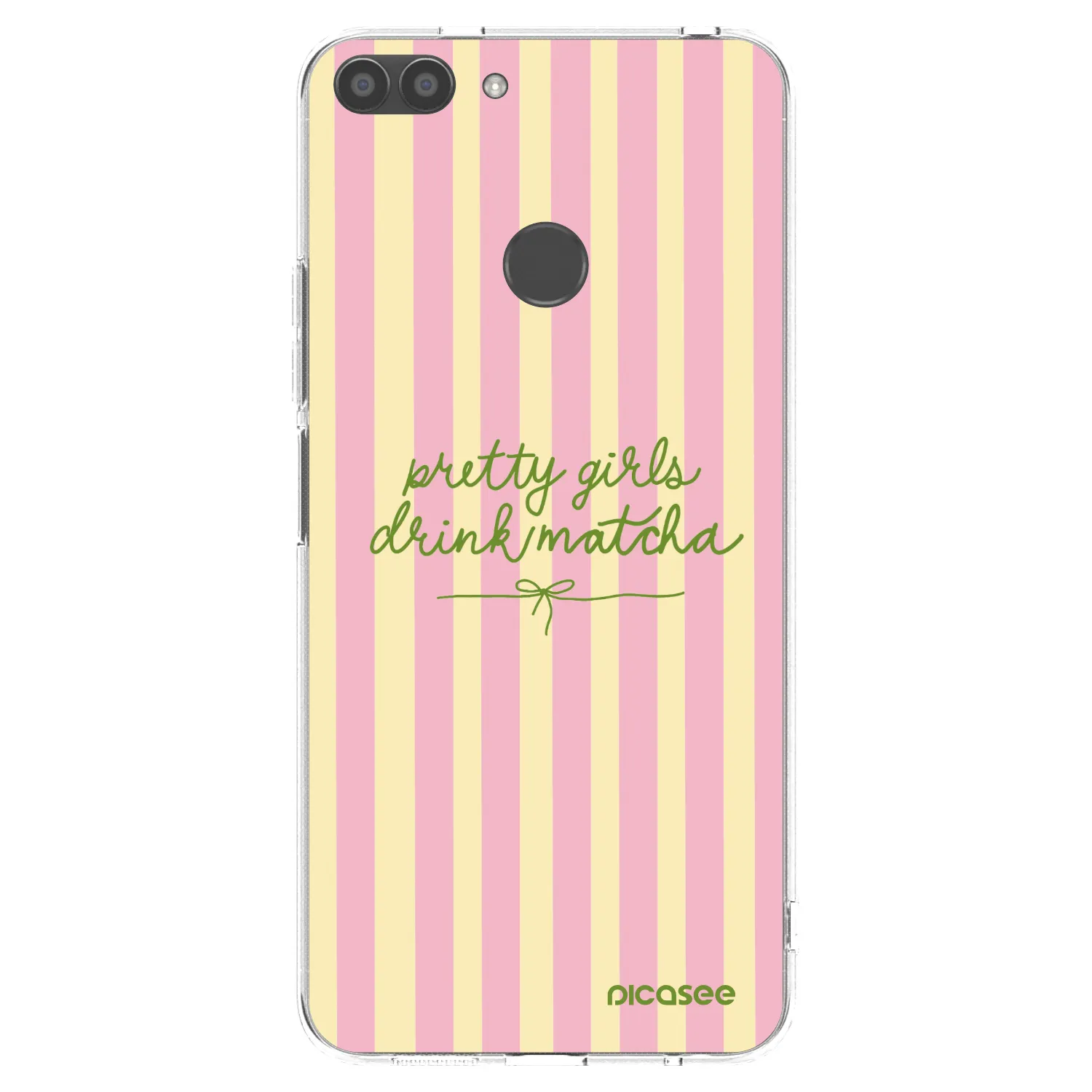 Picasee silikonska prozirna maskica za Huawei P Smart - Pretty matcha