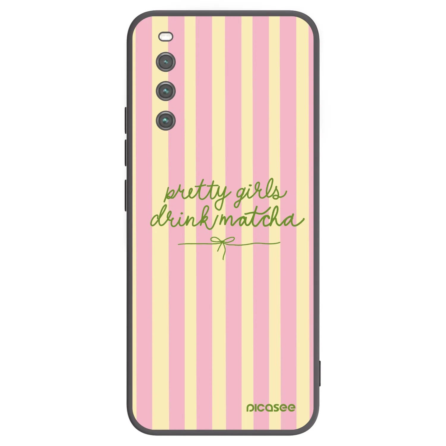 Picasee crna silikonska maskica za Sony Xperia 10 IV 5G - Pretty matcha