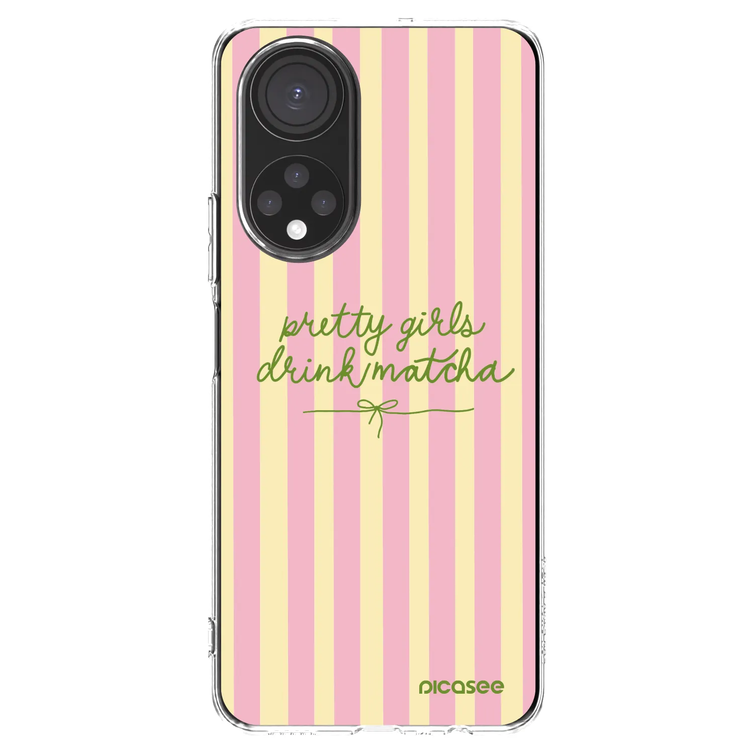 Picasee silikonska prozirna maskica za Honor X7 - Pretty matcha