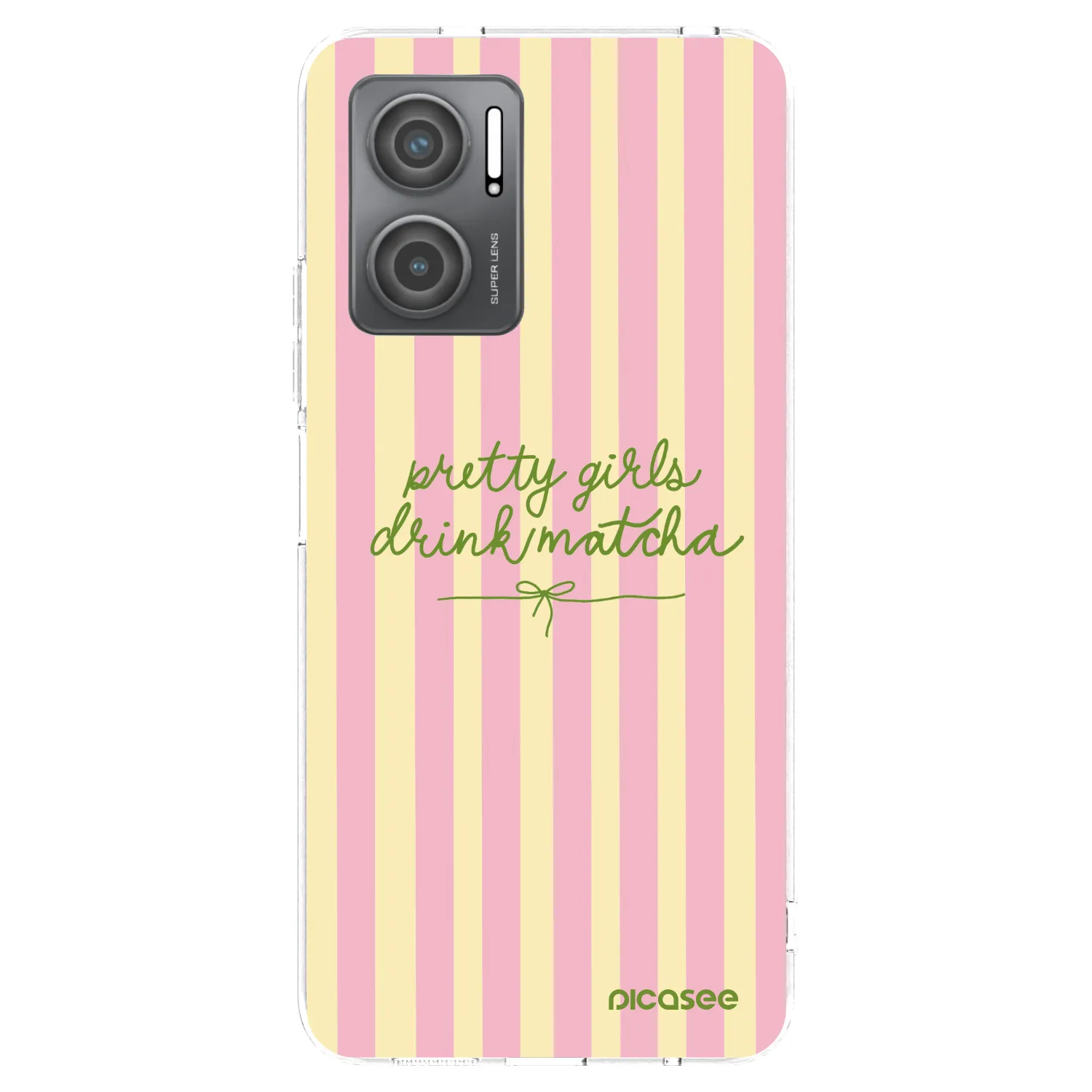 Picasee silikonska prozirna maskica za Xiaomi Redmi 10 5G - Pretty matcha