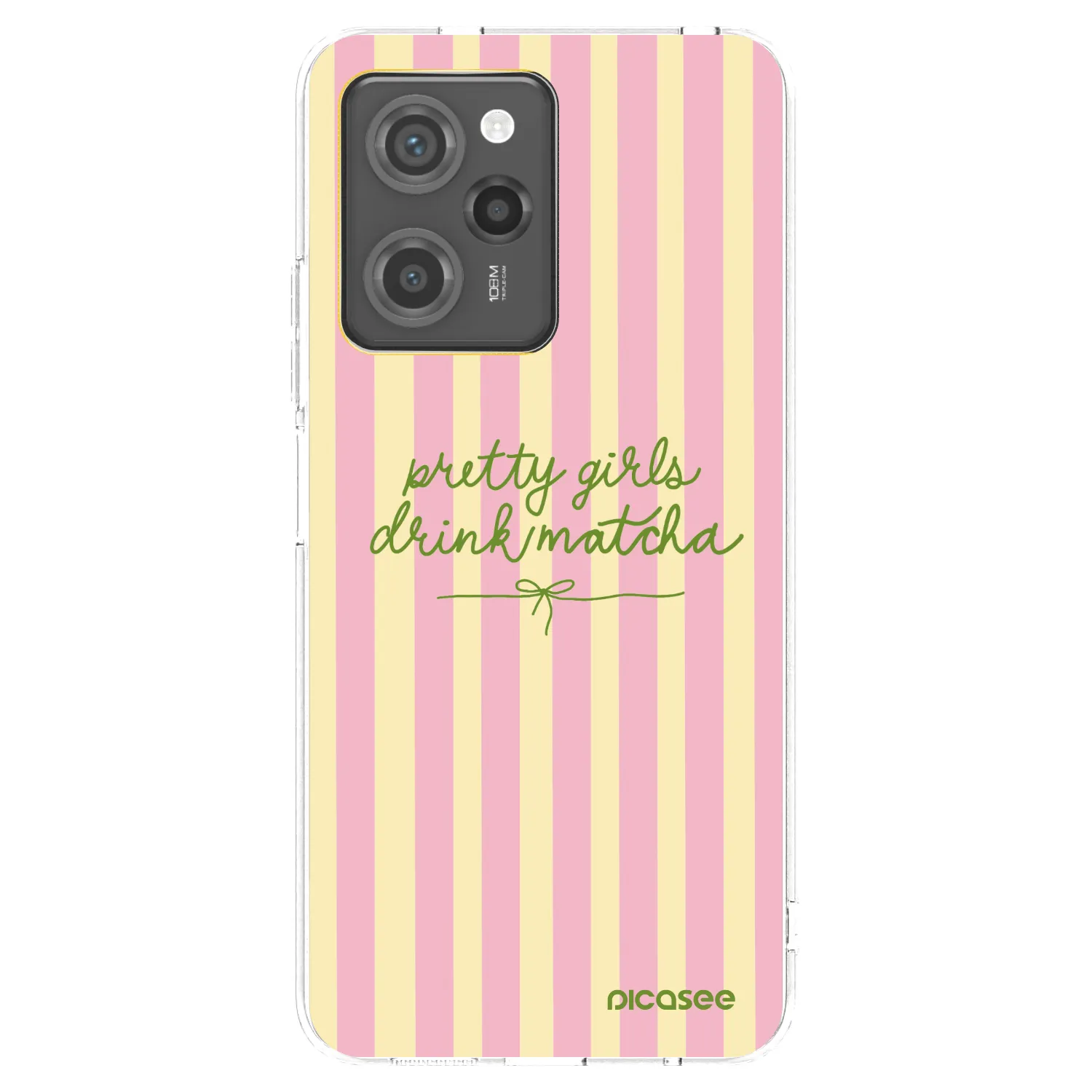 Picasee silikonska prozirna maskica za Xiaomi Poco X5 Pro - Pretty matcha