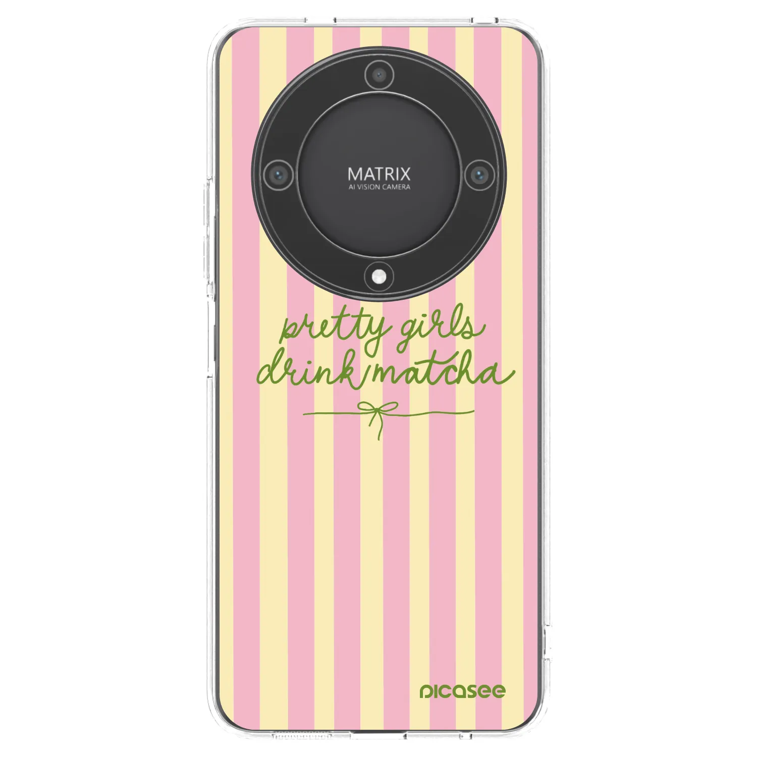 Picasee silikonska prozirna maskica za Honor Magic5 Lite 5G - Pretty matcha