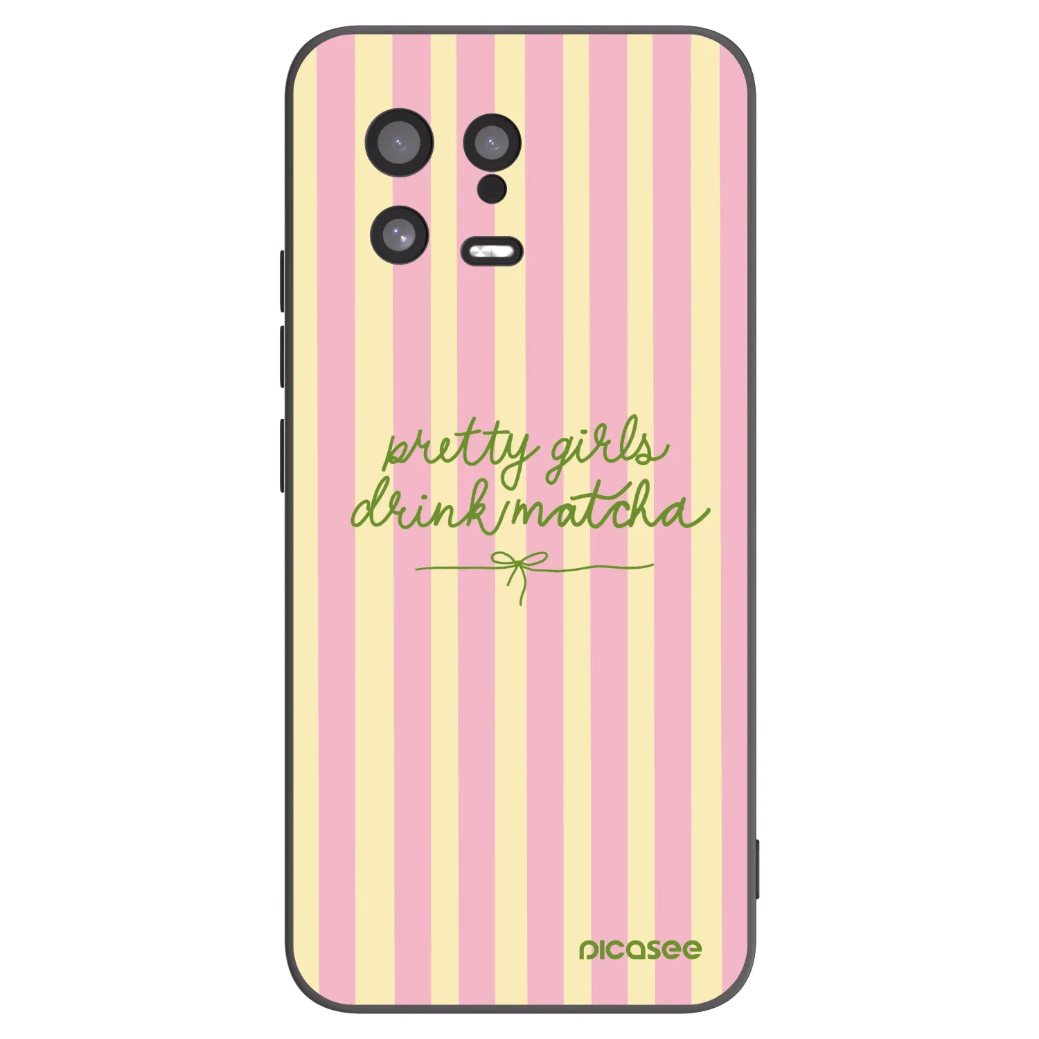 Picasee crna silikonska maskica za Xiaomi 13 - Pretty matcha
