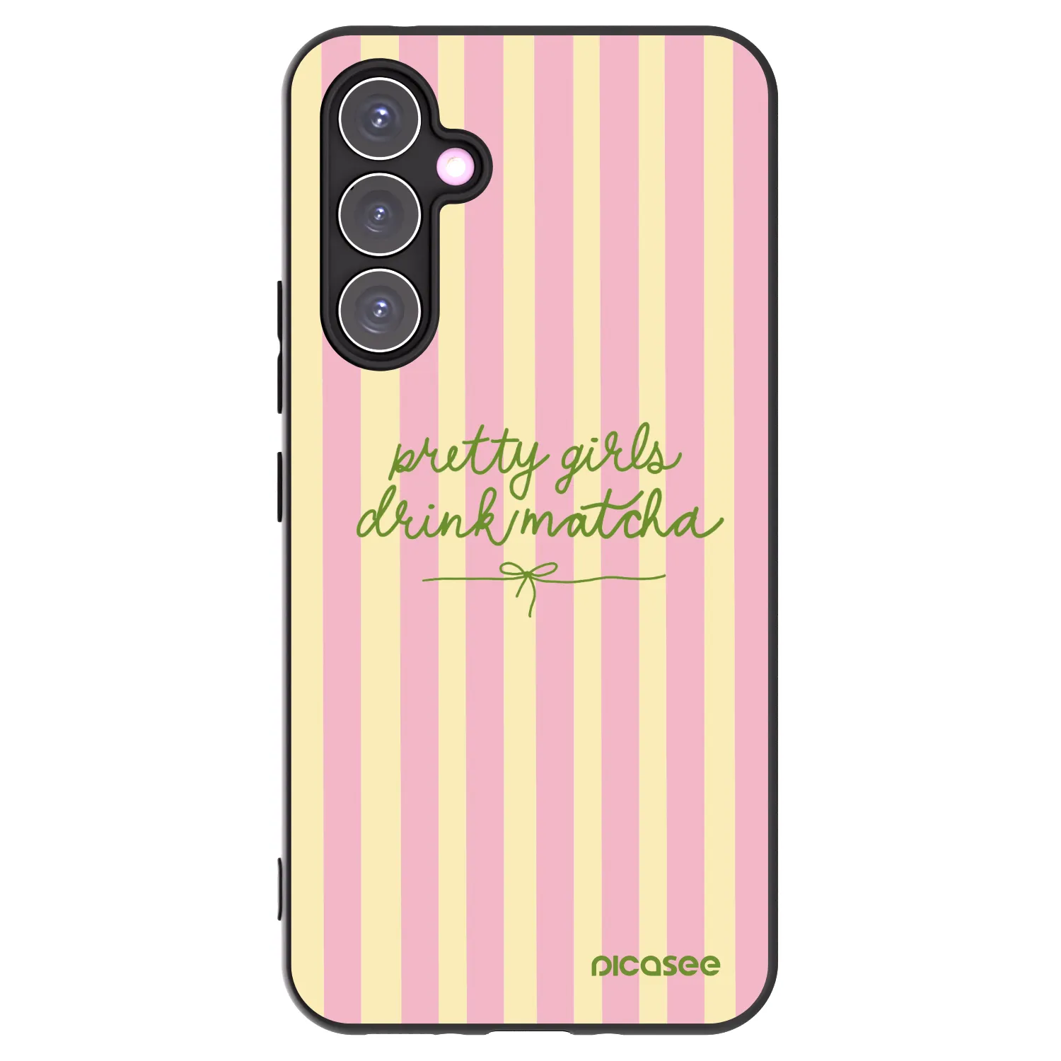 Picasee crna silikonska maskica za Samsung Galaxy A54 5G A546B - Pretty matcha