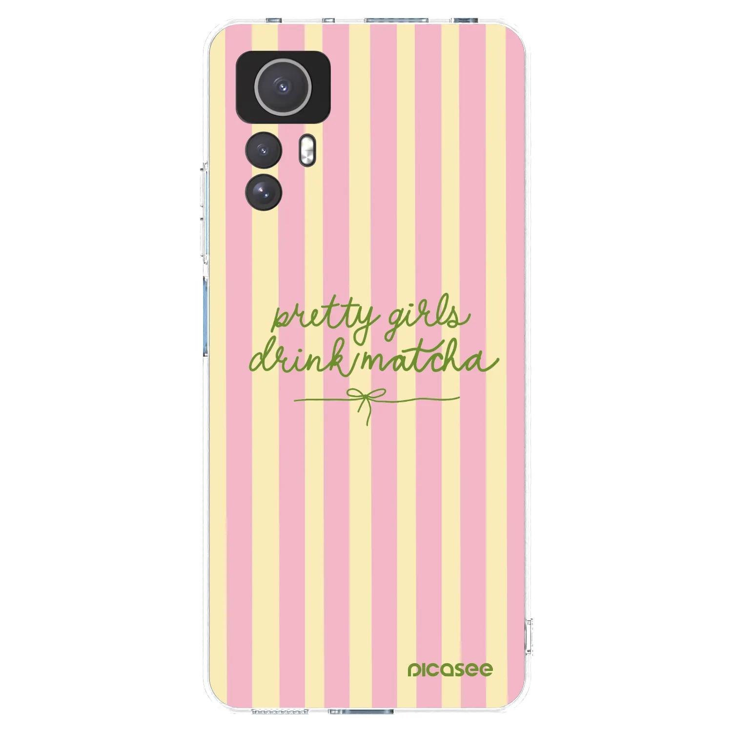 Picasee silikonska prozirna maskica za Xiaomi Redmi Note 12S - Pretty matcha