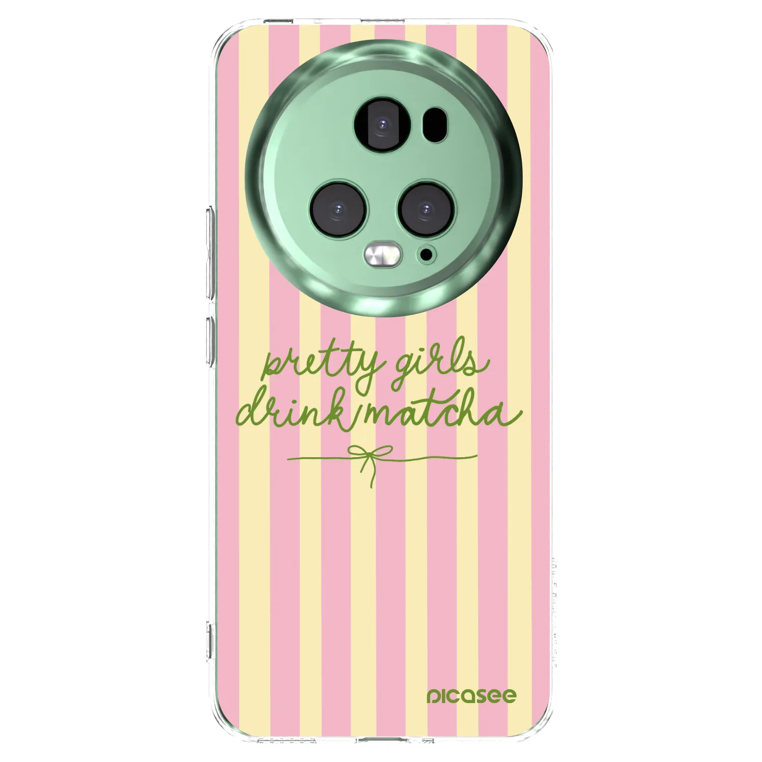 Picasee silikonska prozirna maskica za Honor Magic5 Pro - Pretty matcha