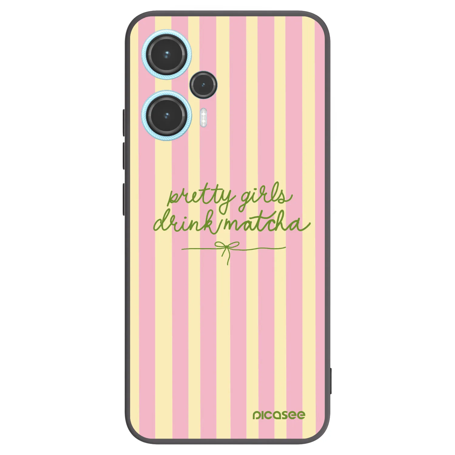 Picasee crna silikonska maskica za Xiaomi Poco F5 - Pretty matcha