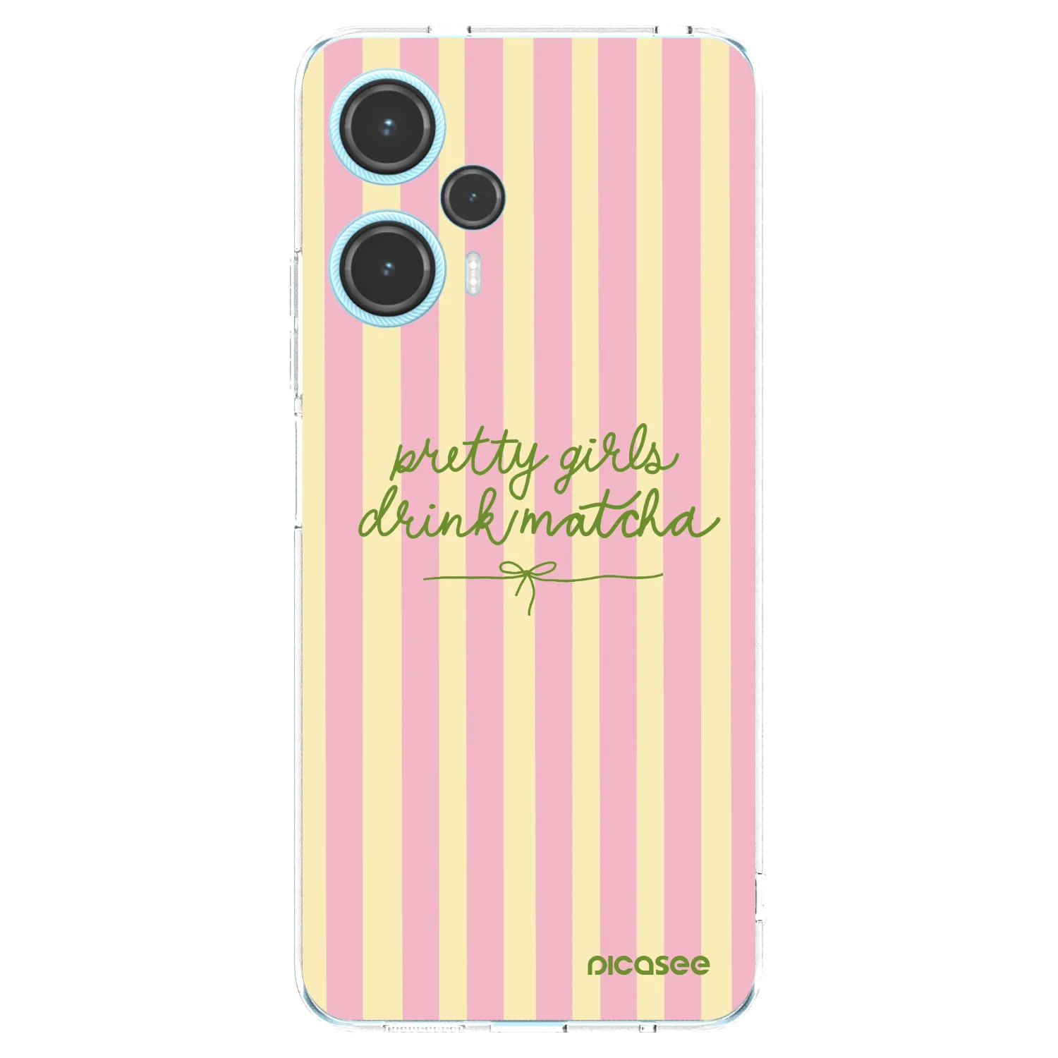 Picasee silikonska prozirna maskica za Xiaomi Poco F5 - Pretty matcha