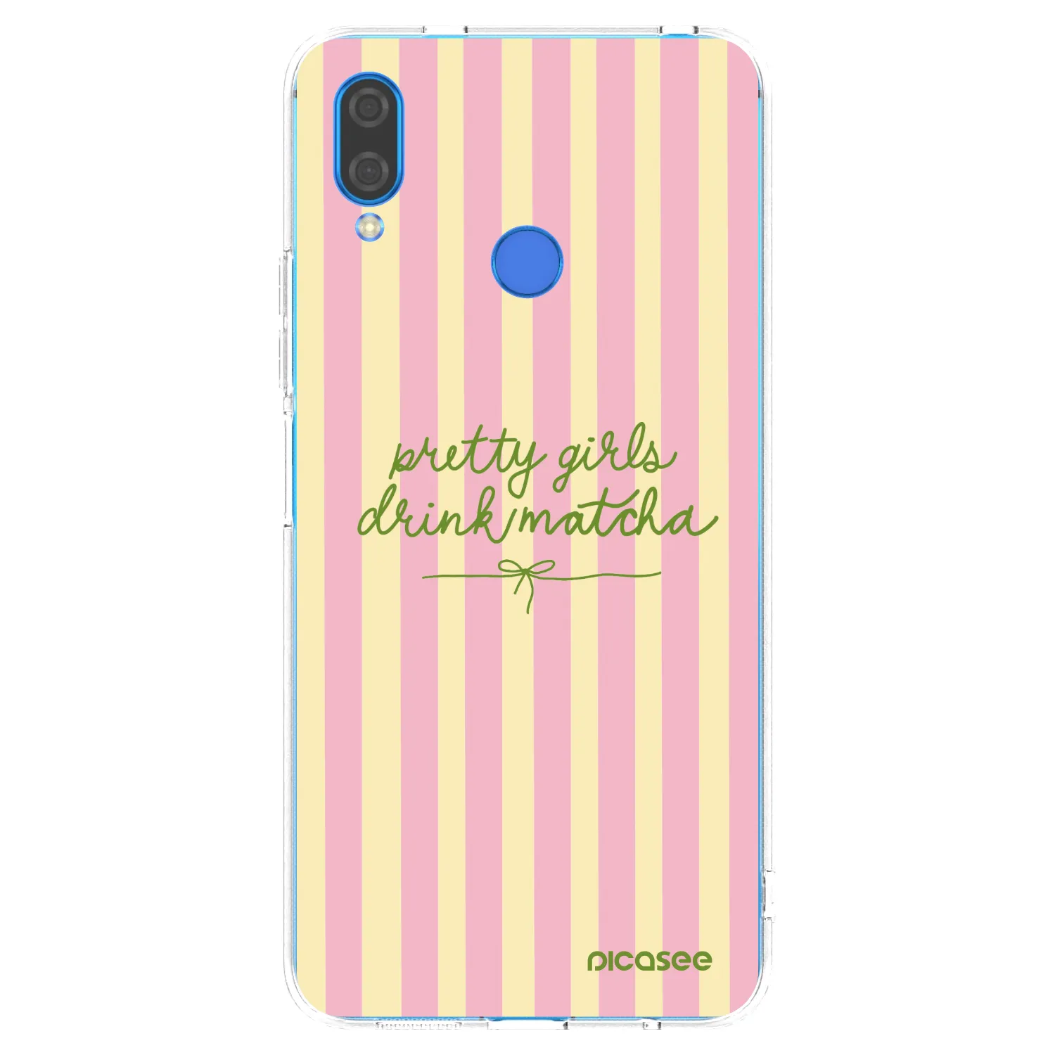 Picasee silikonska prozirna maskica za Huawei Nova 3 - Pretty matcha