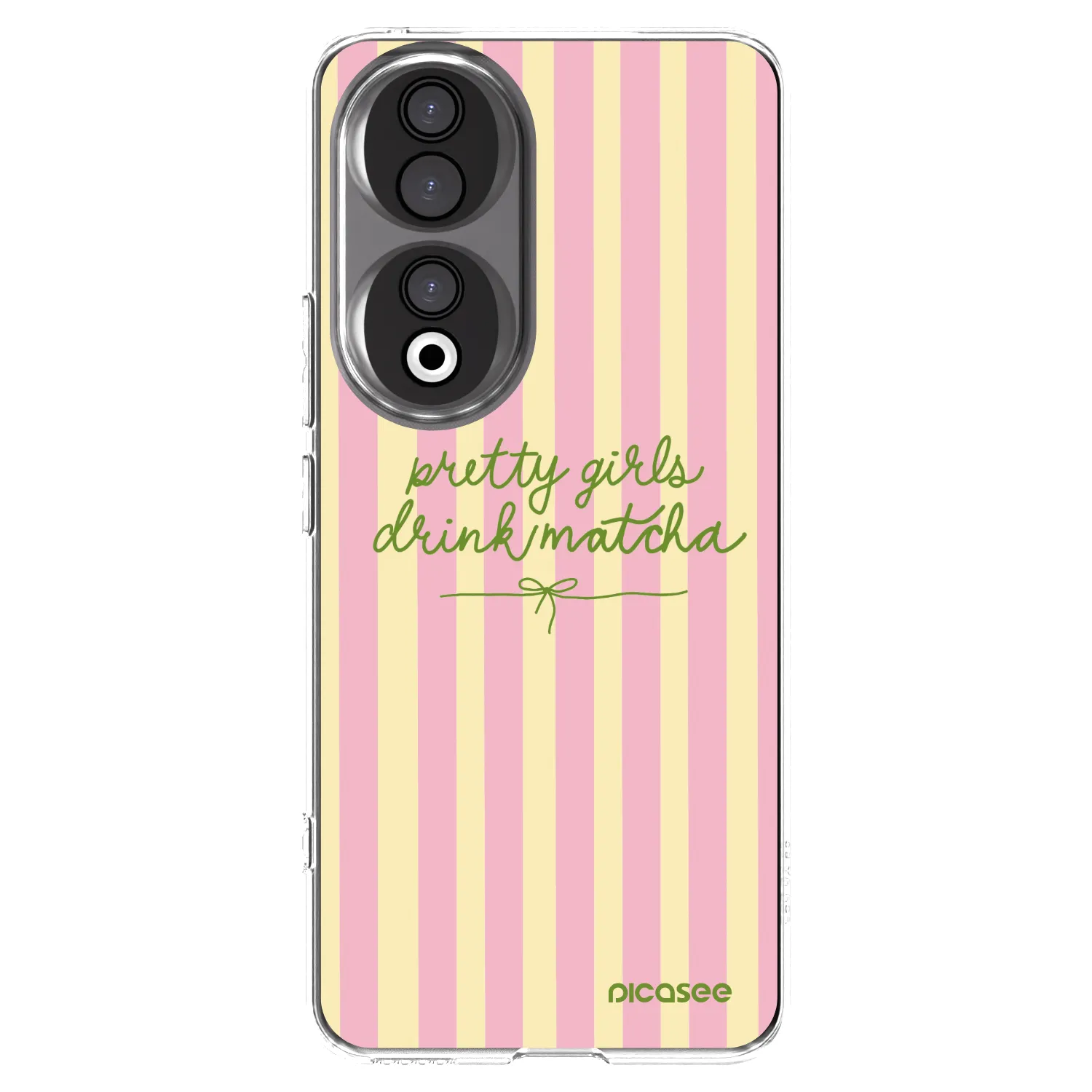 Picasee silikonska prozirna maskica za Honor 90 5G - Pretty matcha