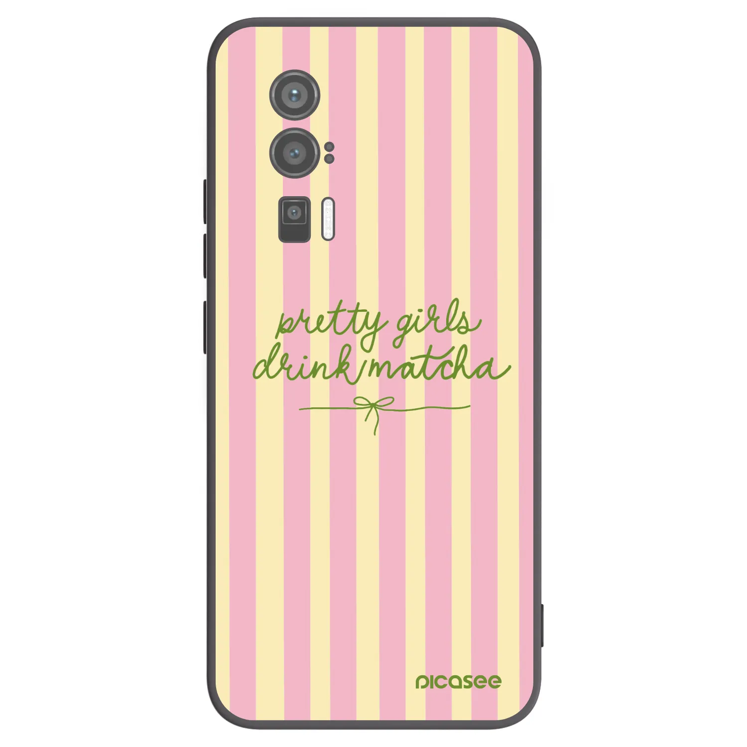 Picasee crna silikonska maskica za Xiaomi Poco F5 Pro 5G - Pretty matcha