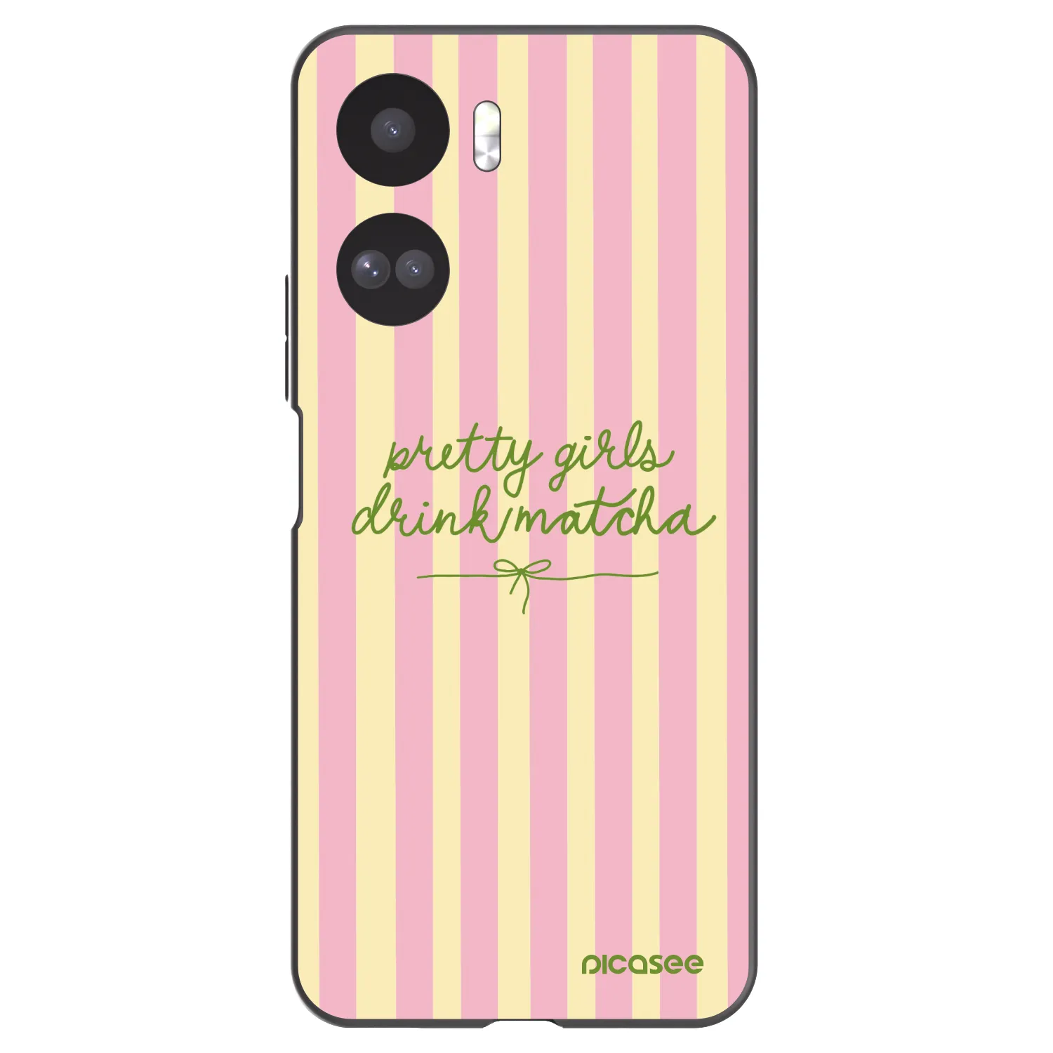Picasee crna silikonska maskica za Honor 90 Lite 5G - Pretty matcha
