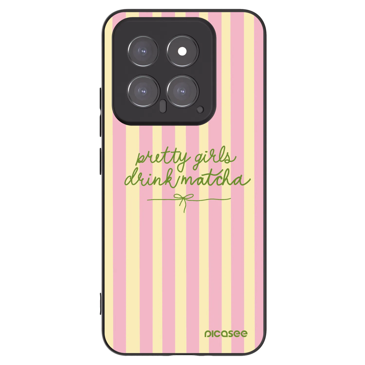 Picasee crna silikonska maskica za Xiaomi 14 - Pretty matcha