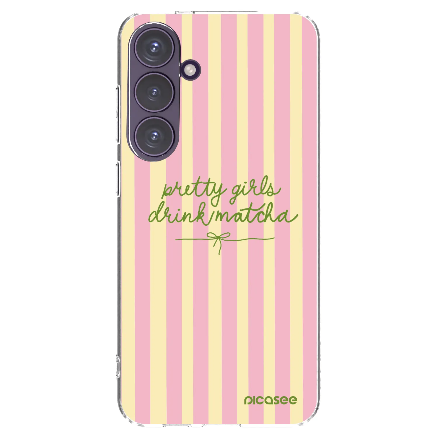 Picasee silikonska prozirna maskica za Samsung Galaxy S24+ S926B 5G - Pretty matcha