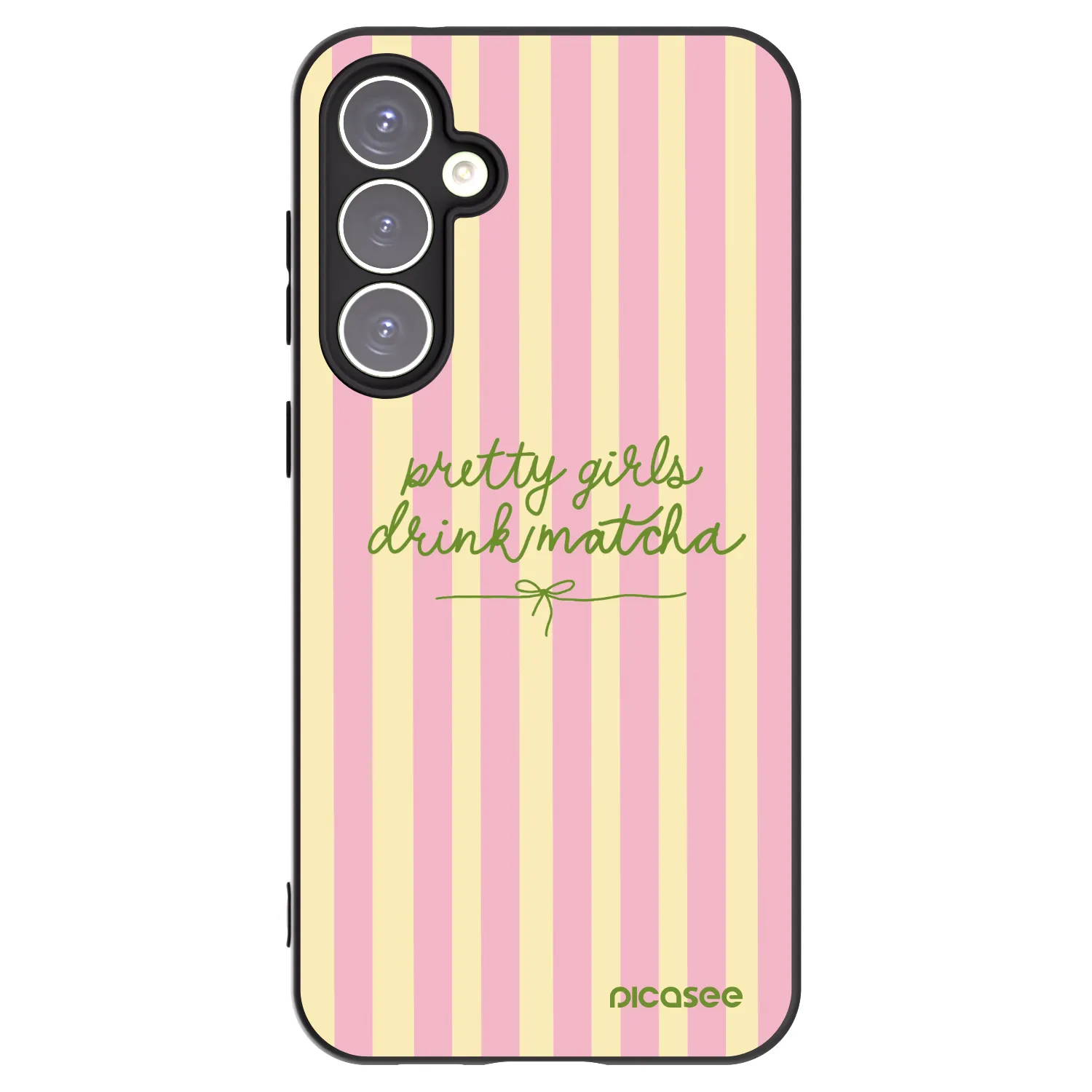 Picasee crna silikonska maskica za Samsung Galaxy S23 FE S711B - Pretty matcha