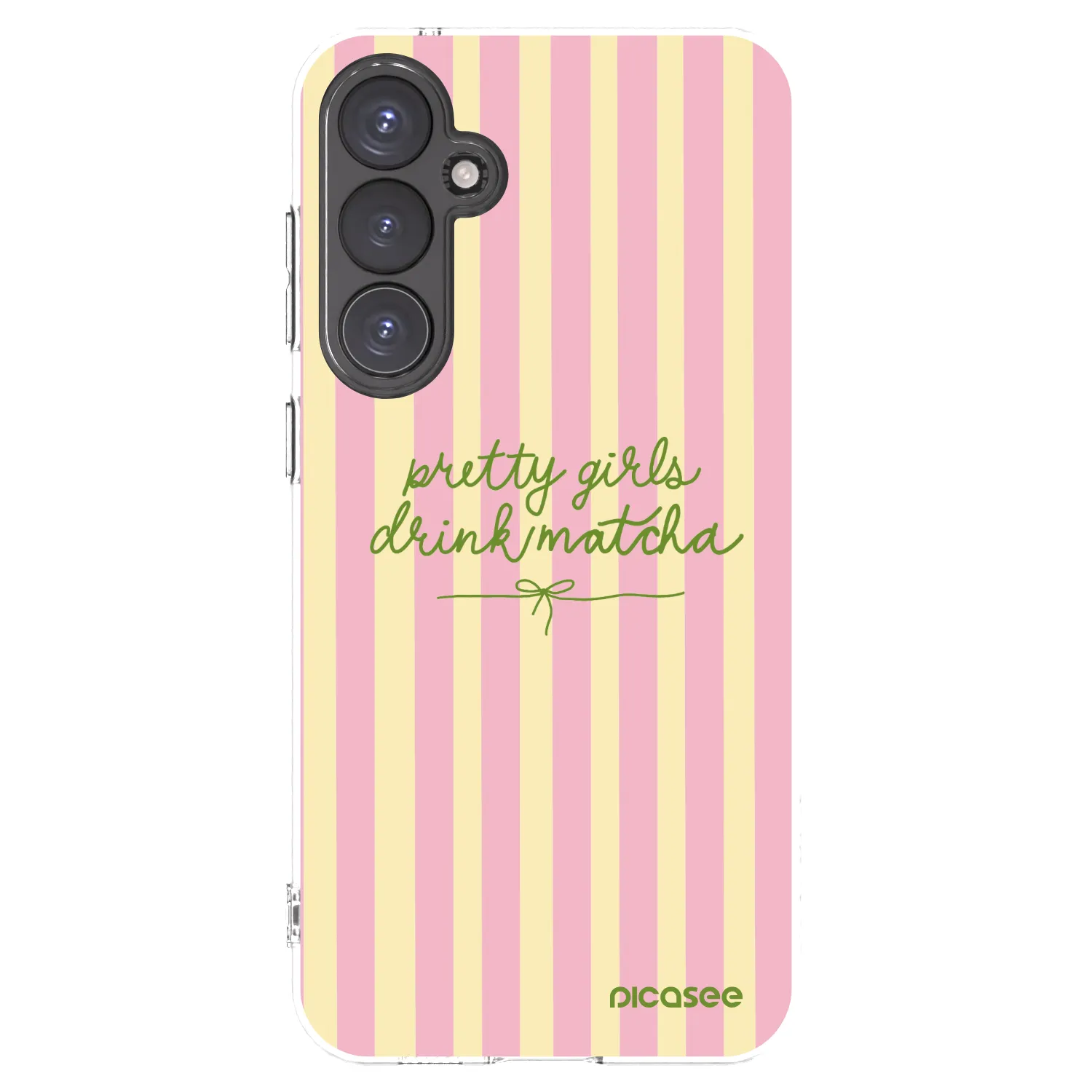 Picasee silikonska prozirna maskica za Samsung Galaxy S23 FE S711B - Pretty matcha