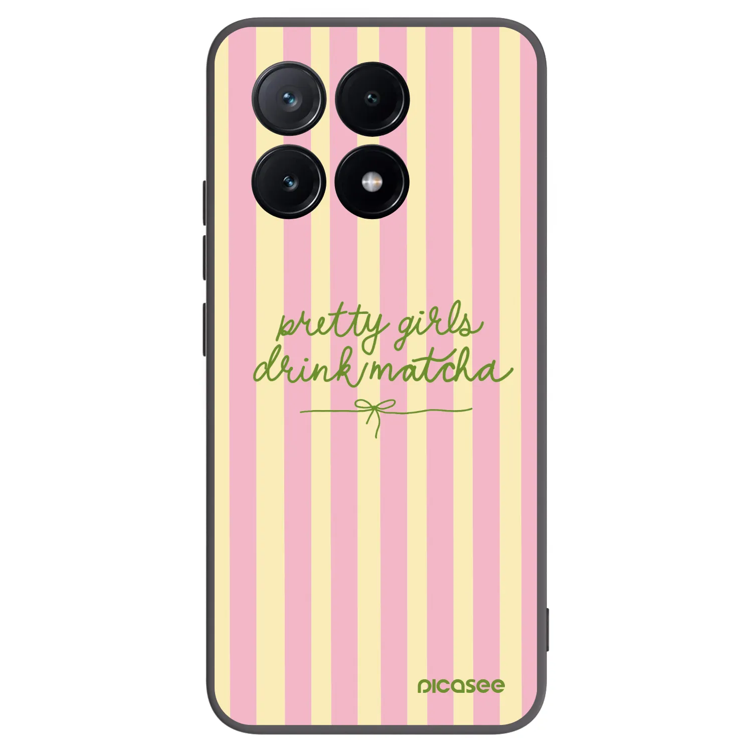 Picasee crna silikonska maskica za Xiaomi Poco X6 Pro - Pretty matcha