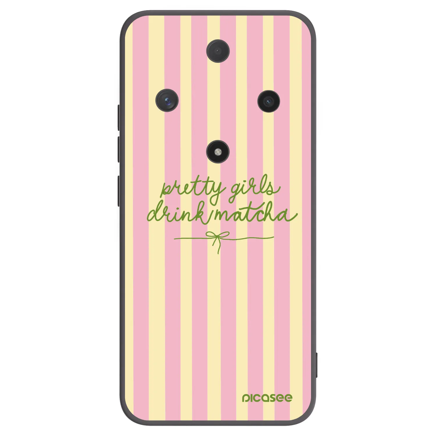 Picasee crna silikonska maskica za Honor Magic6 Lite 5G - Pretty matcha