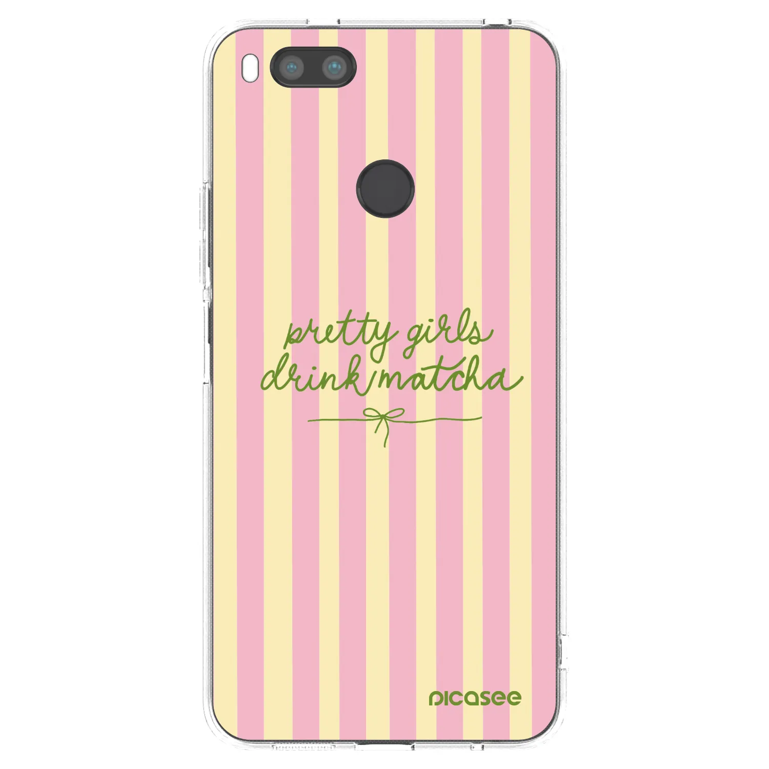 Picasee silikonska prozirna maskica za Xiaomi Mi A1 Global - Pretty matcha
