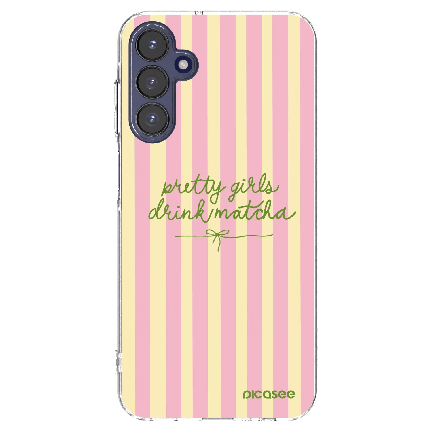 Picasee silikonska prozirna maskica za Samsung Galaxy A15 A155F 4G - Pretty matcha