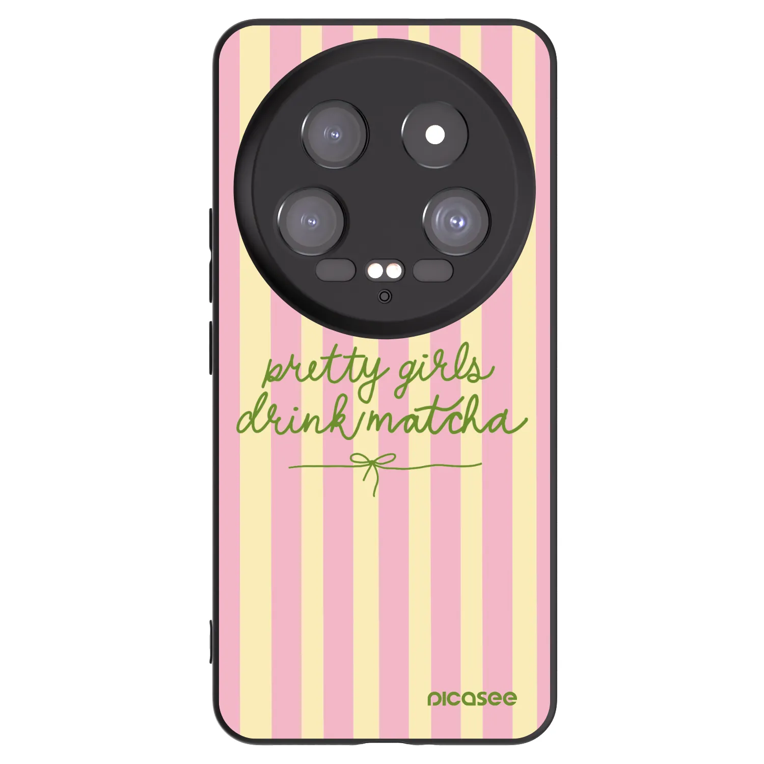 Picasee crna silikonska maskica za Xiaomi 14 Ultra - Pretty matcha