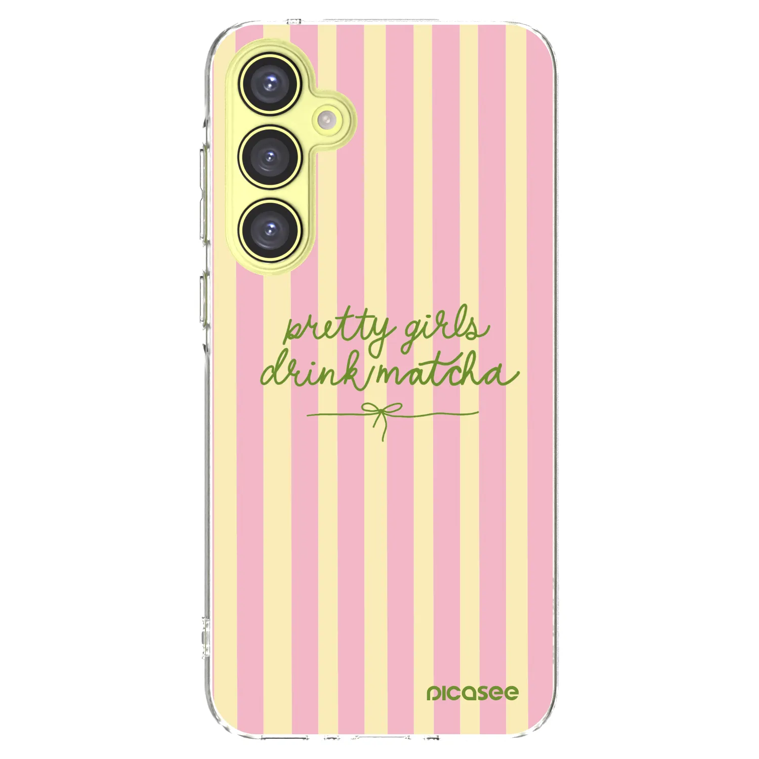 Picasee silikonska prozirna maskica za Samsung Galaxy A35 5G A356B - Pretty matcha