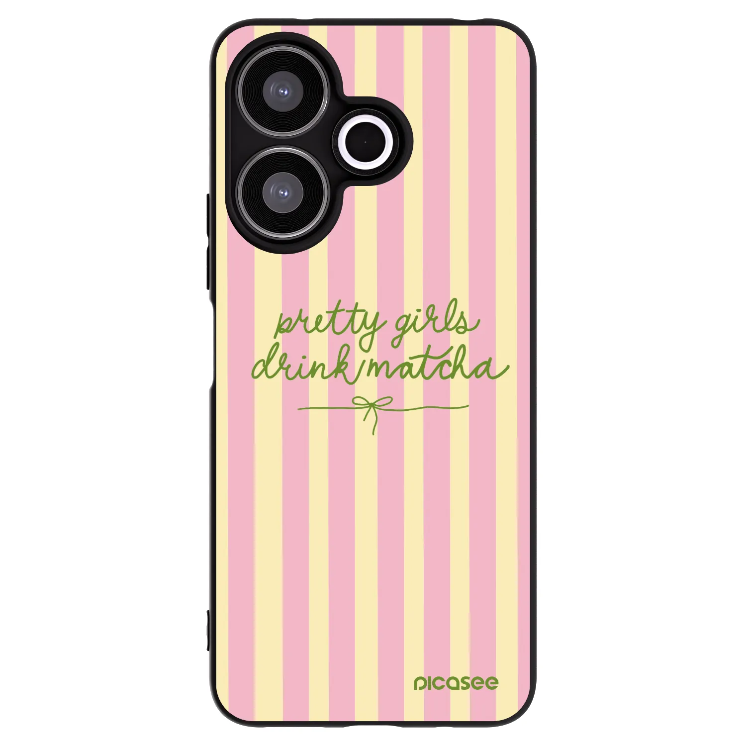 Picasee crna silikonska maskica za Xiaomi Redmi 13 4G - Pretty matcha