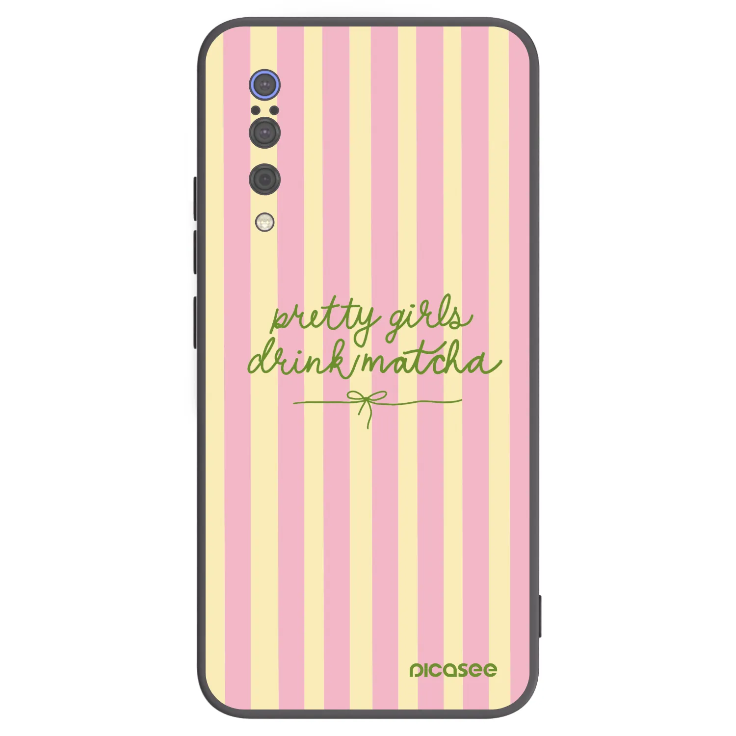 Picasee crna silikonska maskica za Xiaomi Mi 9 - Pretty matcha