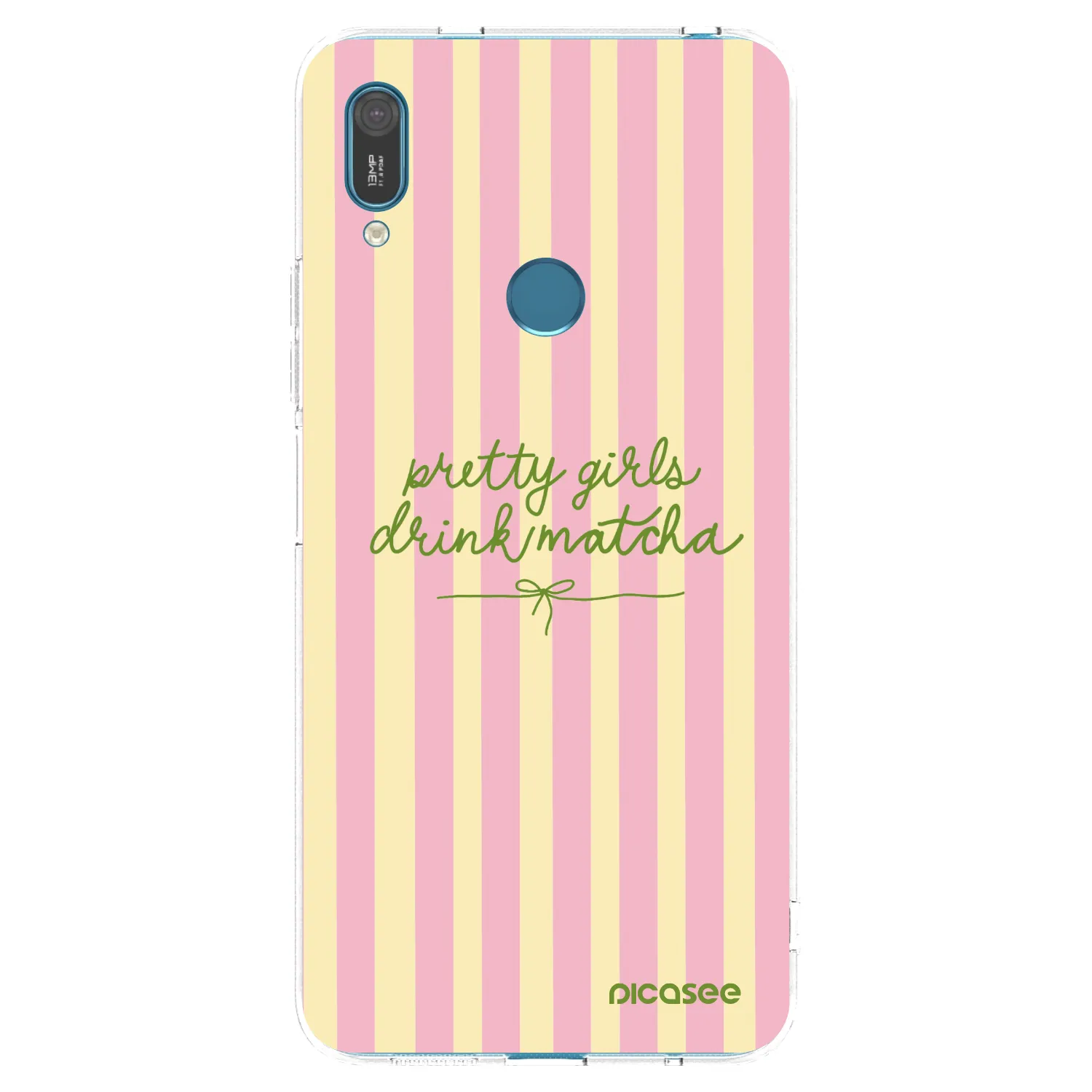 Picasee silikonska prozirna maskica za Huawei Y7 2019 - Pretty matcha