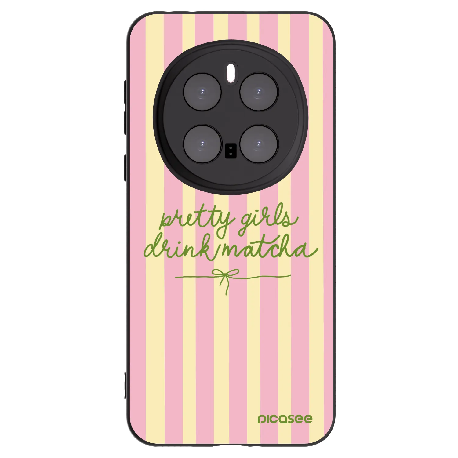 Picasee crna silikonska maskica za Honor Magic7 Pro 5G - Pretty matcha