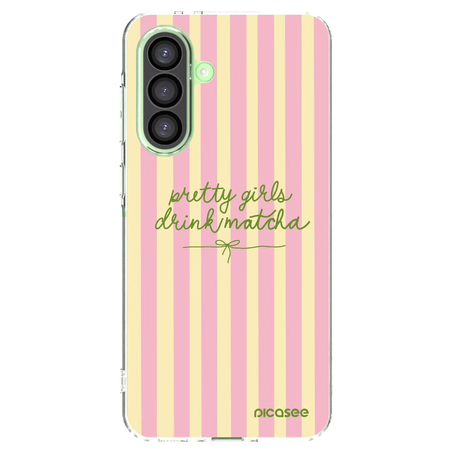 Picasee silikonska prozirna maskica za Samsung Galaxy A26 5G A266B - Pretty matcha