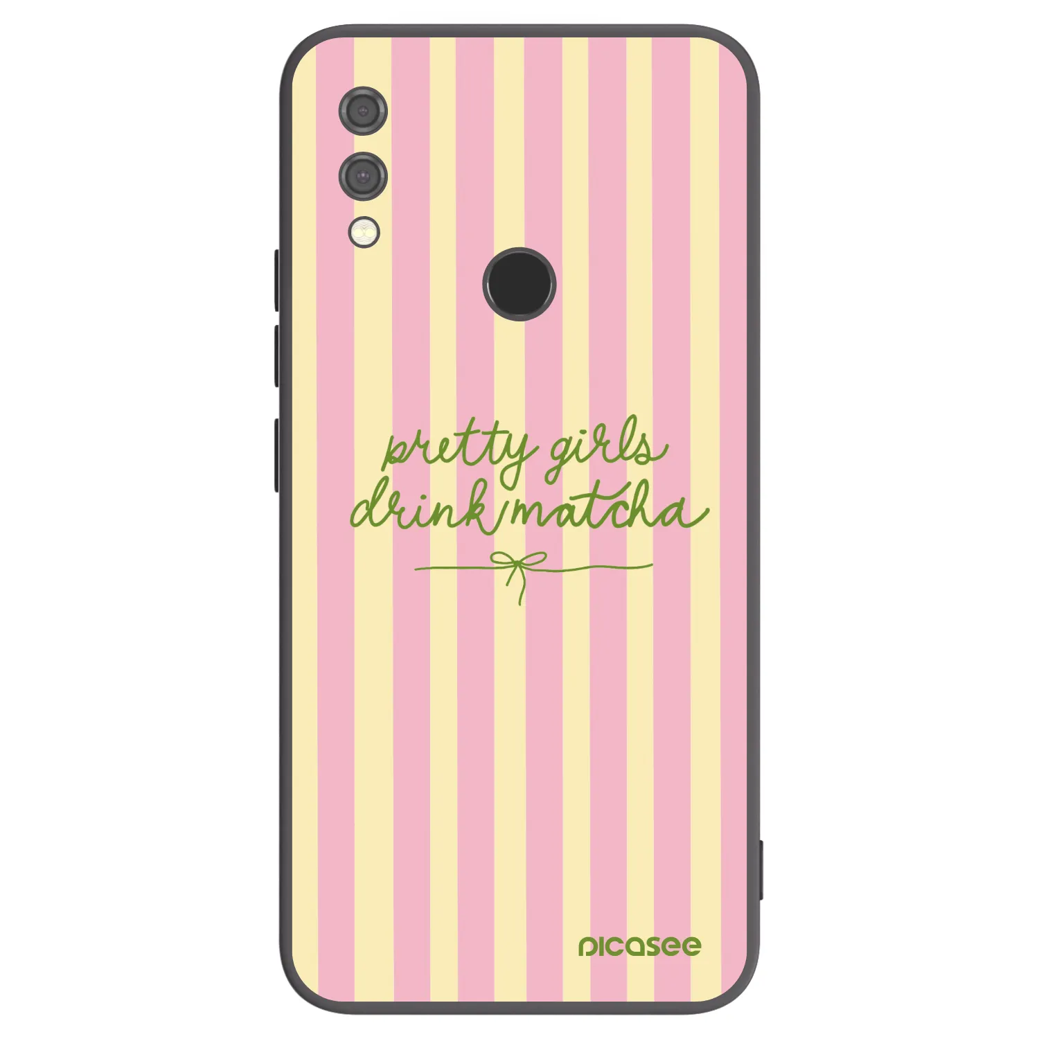 Picasee crna silikonska maskica za Xiaomi Redmi Note 7 - Pretty matcha