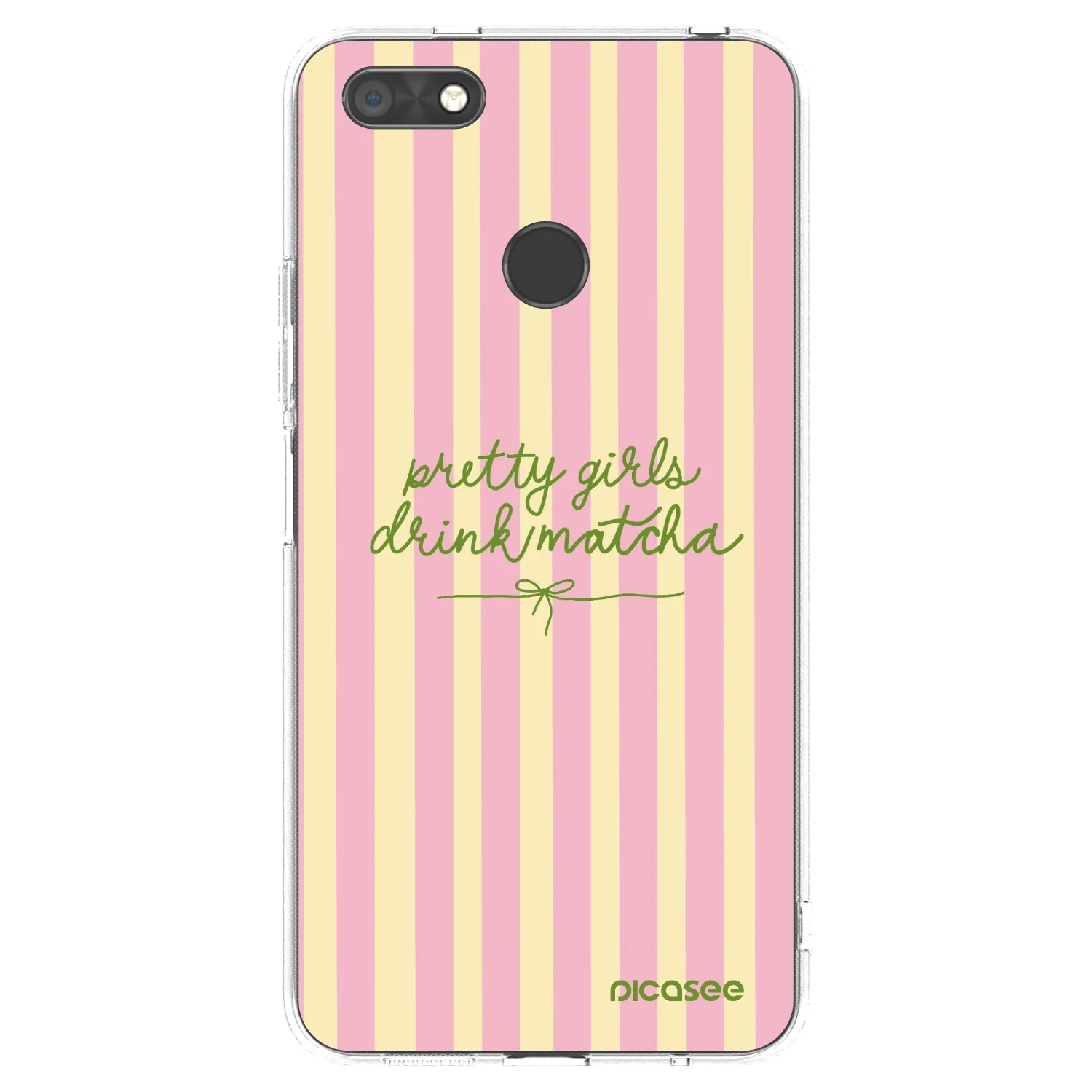 Picasee silikonska prozirna maskica za Huawei P9 Lite Mini - Pretty matcha