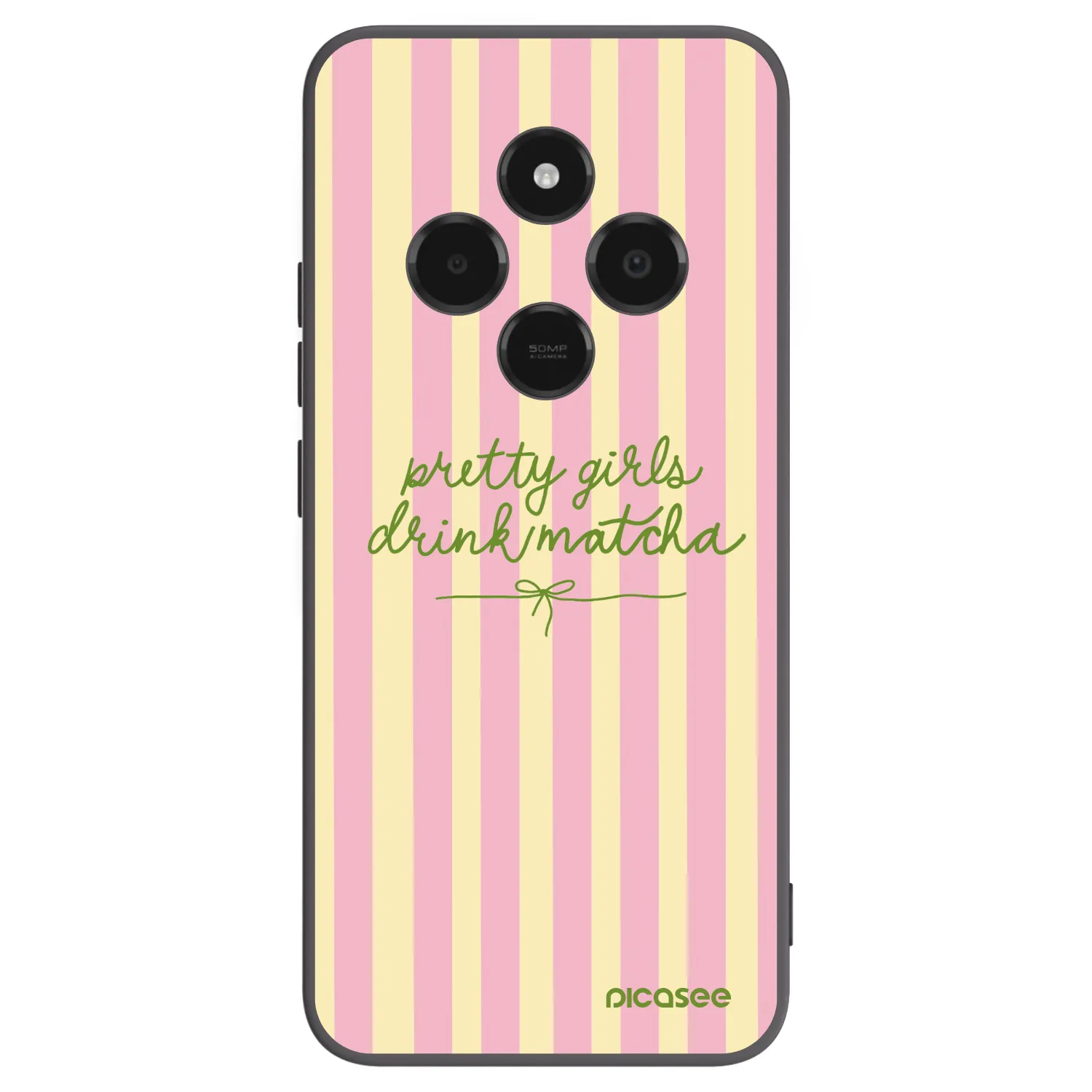 Picasee crna silikonska maskica za Xiaomi Poco C75 - Pretty matcha