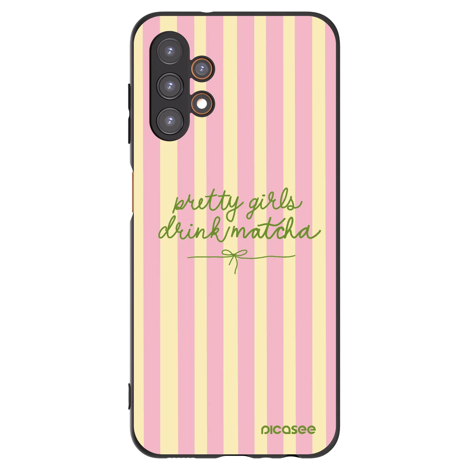 Picasee crna silikonska maskica za Samsung Galaxy A13 5G - Pretty matcha