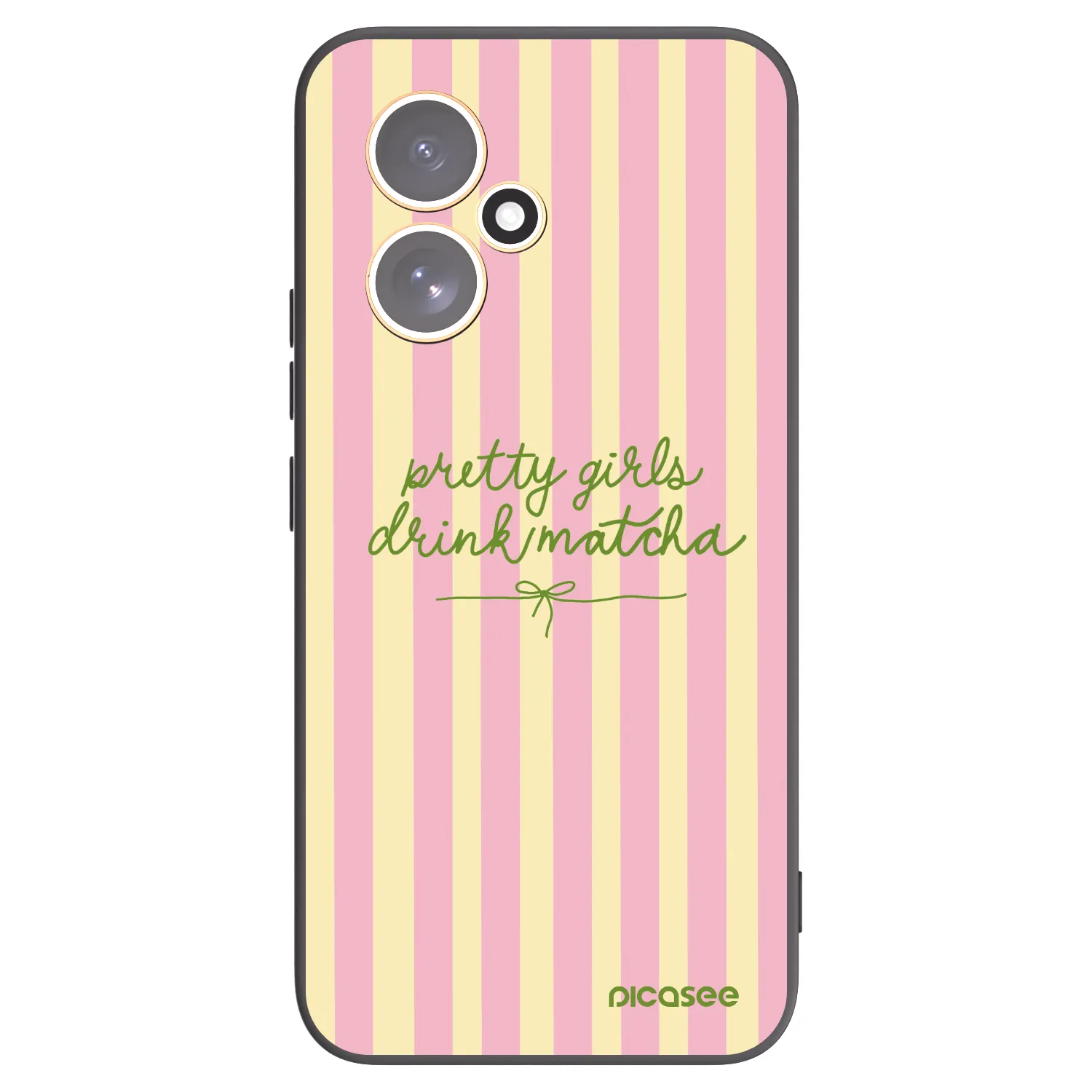 Picasee crna silikonska maskica za Honor 400 5G - Pretty matcha