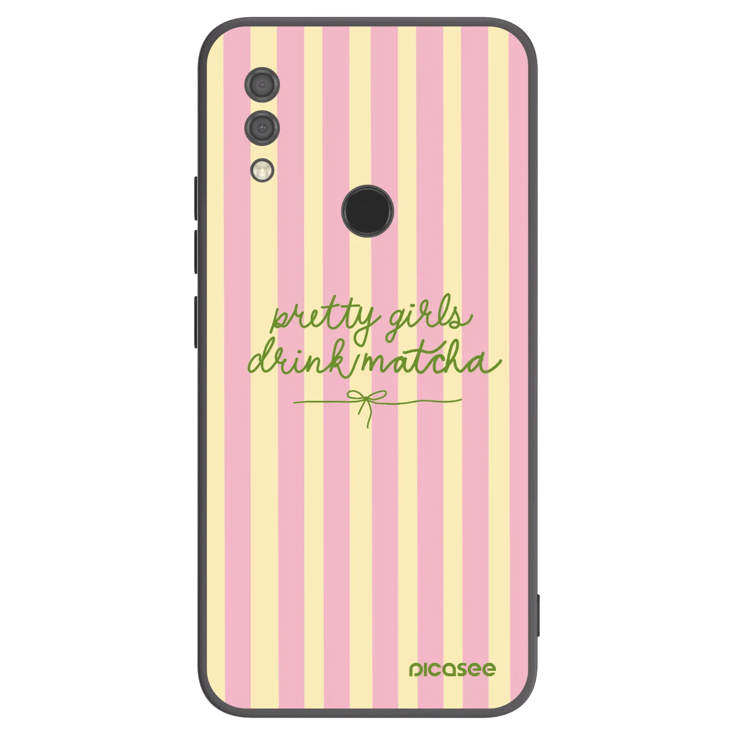 Picasee crna silikonska maskica za Xiaomi Redmi 7 - Pretty matcha