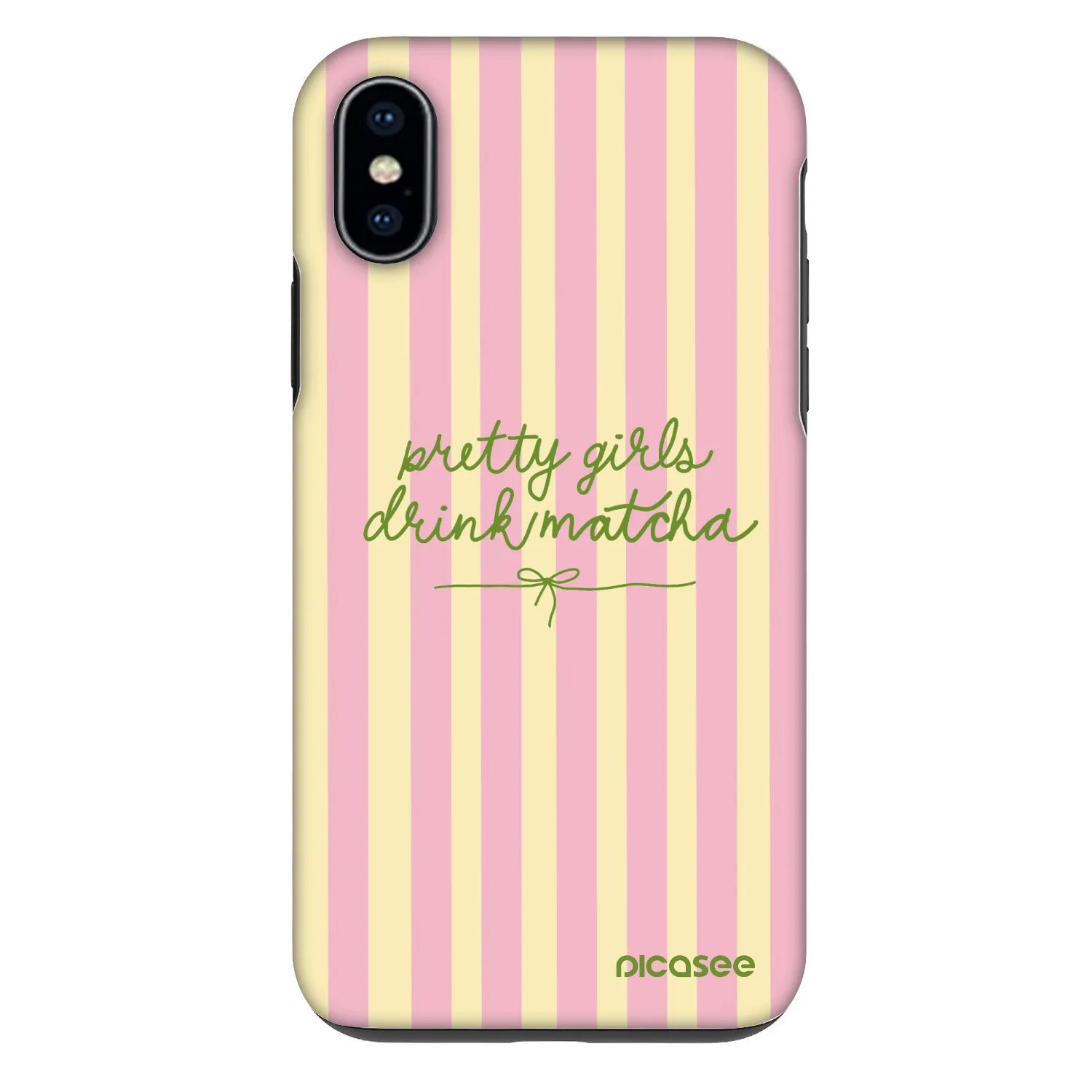 Picasee Fashion Case za Apple iPhone X/XS - Pretty matcha