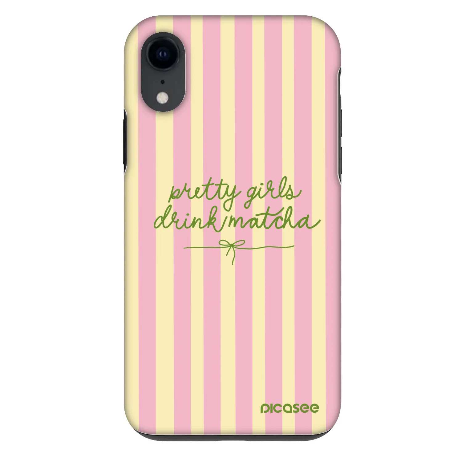 Picasee Fashion Case za Apple iPhone XR - Pretty matcha