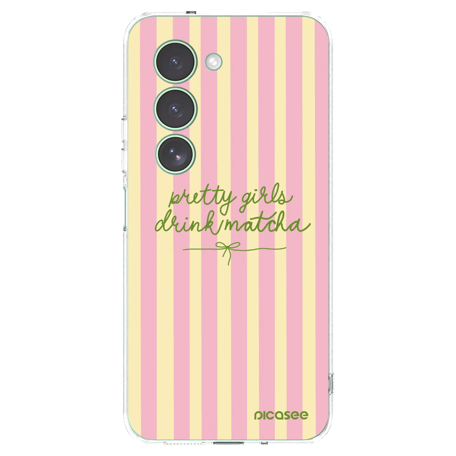 Picasee silikonska prozirna maskica za Xiaomi Redmi 15 5G - Pretty matcha