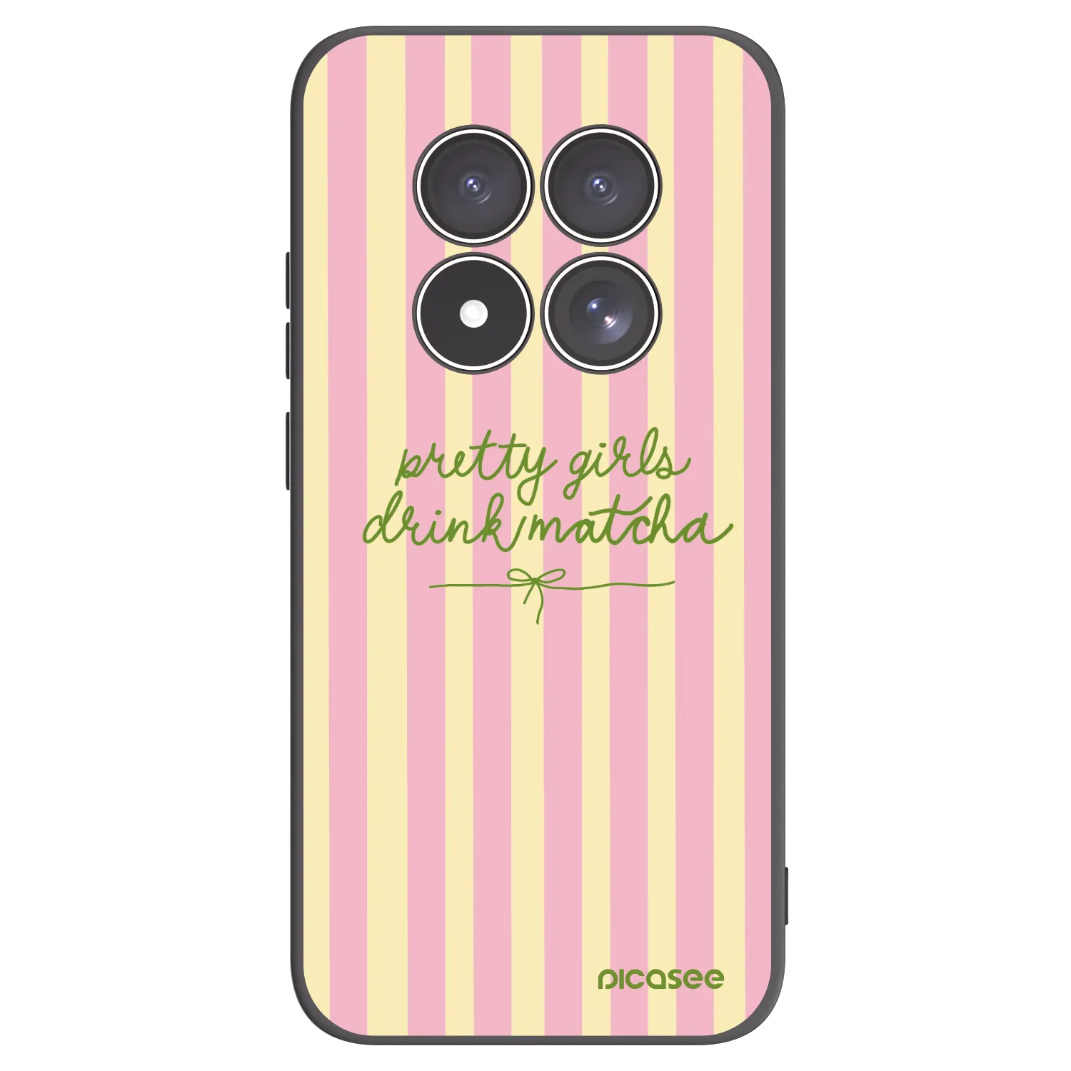 Picasee crna silikonska maskica za Xiaomi Redmi Note 15 Pro 4G - Pretty matcha