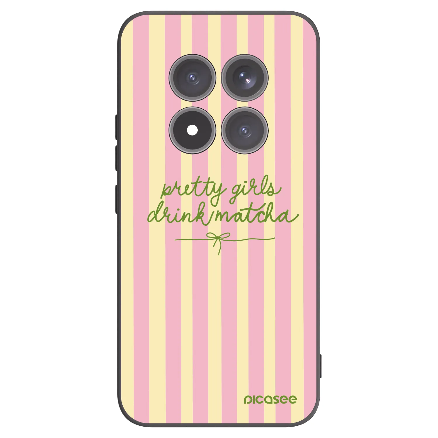 Picasee crna silikonska maskica za Xiaomi Redmi Note 15 Pro+ - Pretty matcha
