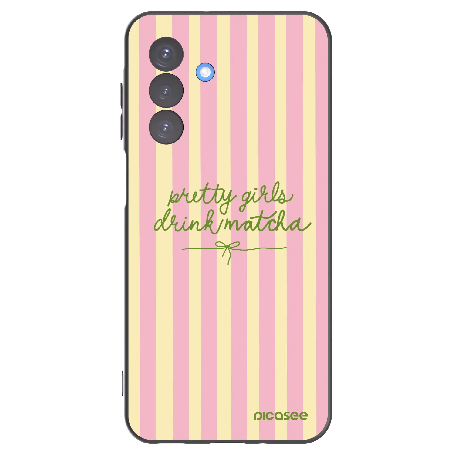 Picasee crna silikonska maskica za Samsung Galaxy A17 5G - Pretty matcha