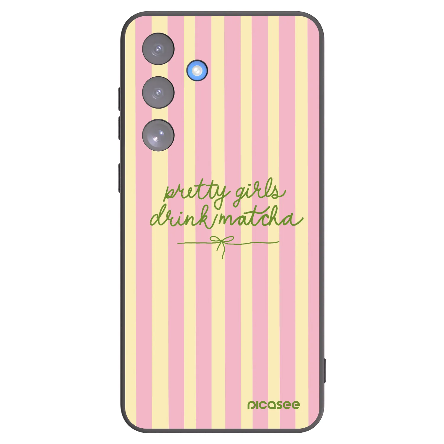 Picasee crna silikonska maskica za Samsung Galaxy S25 FE 5G - Pretty matcha
