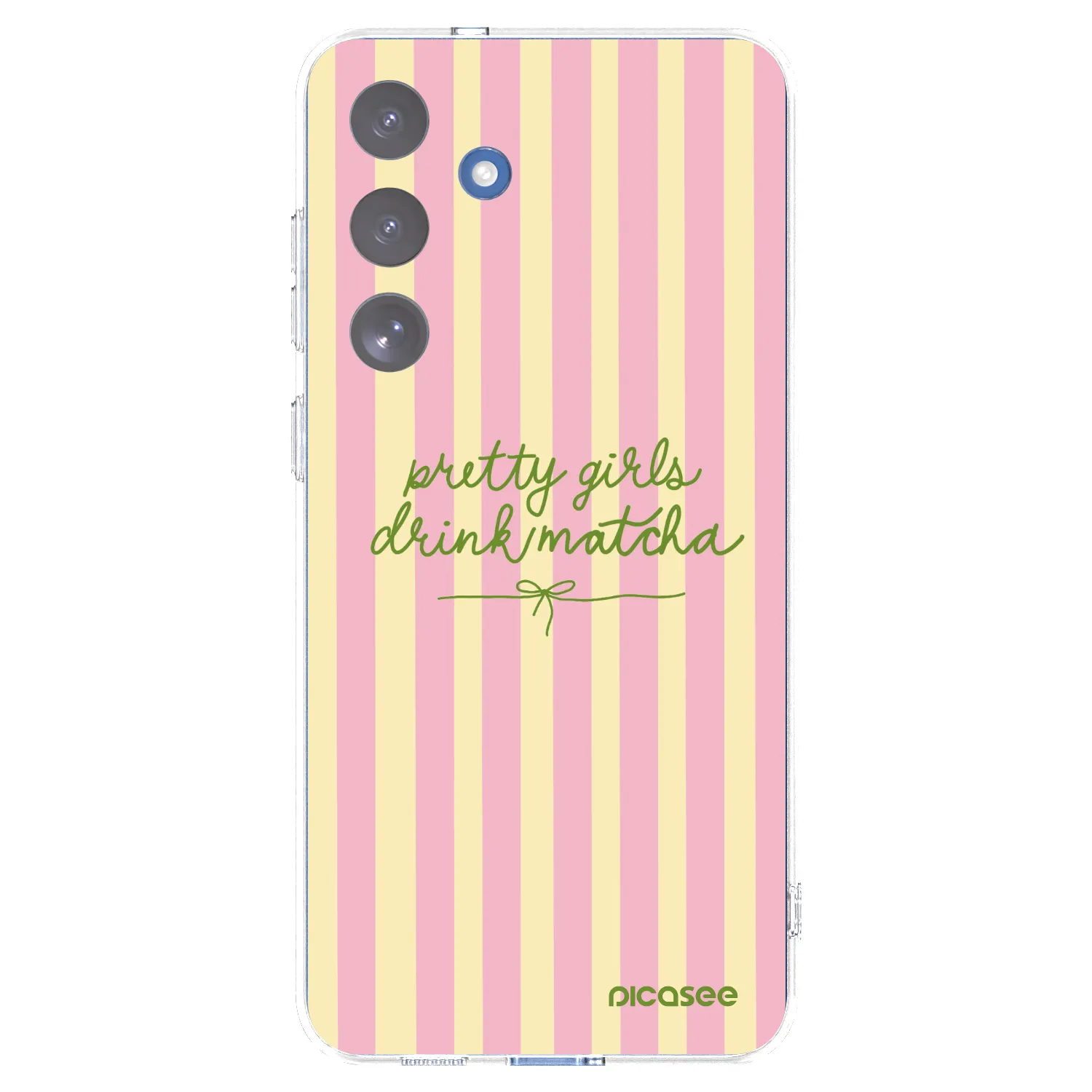 Silikonska prozirna maskica za Samsung Galaxy S25 FE 5G - Pretty matcha