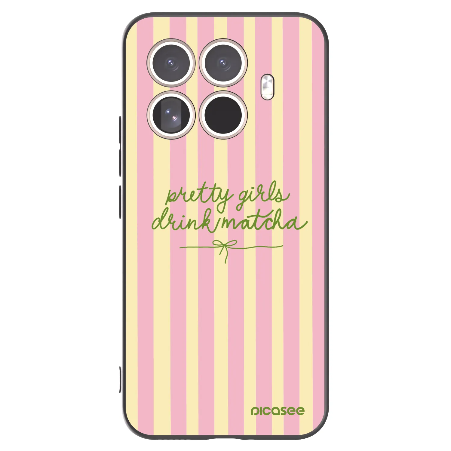 Picasee crna silikonska maskica za Xiaomi 15T Pro - Pretty matcha